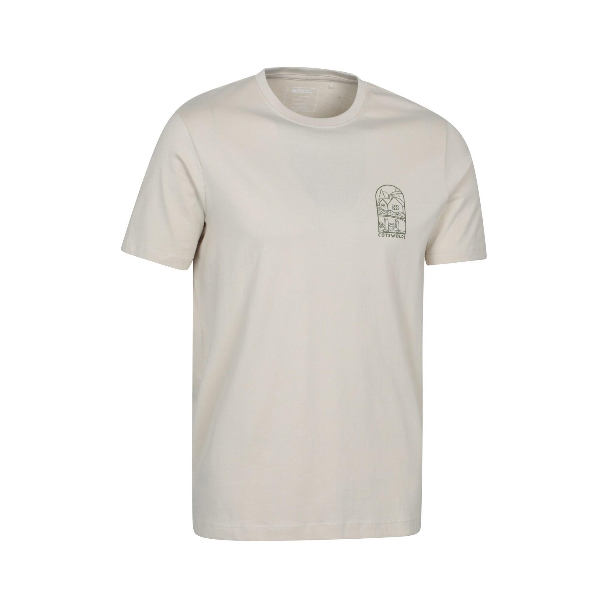 Tshirt Manches Courtes COTSWOLD Homme (Blanc Cassé) 3/4