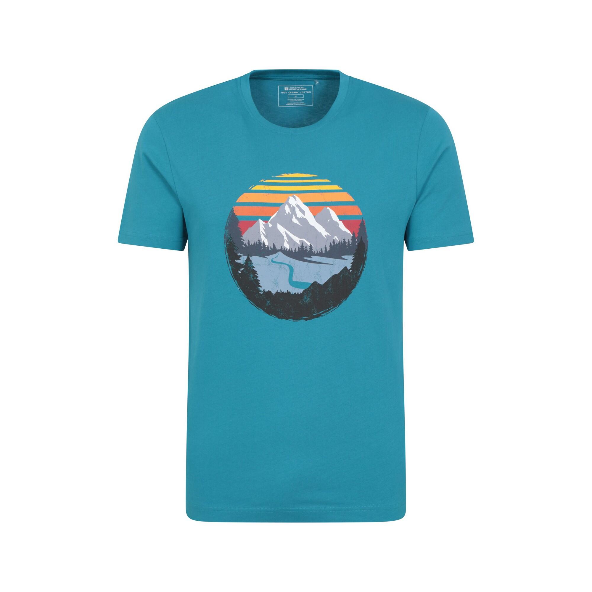 MOUNTAIN WAREHOUSE Mens Take A Hike TShirt (Petrol)