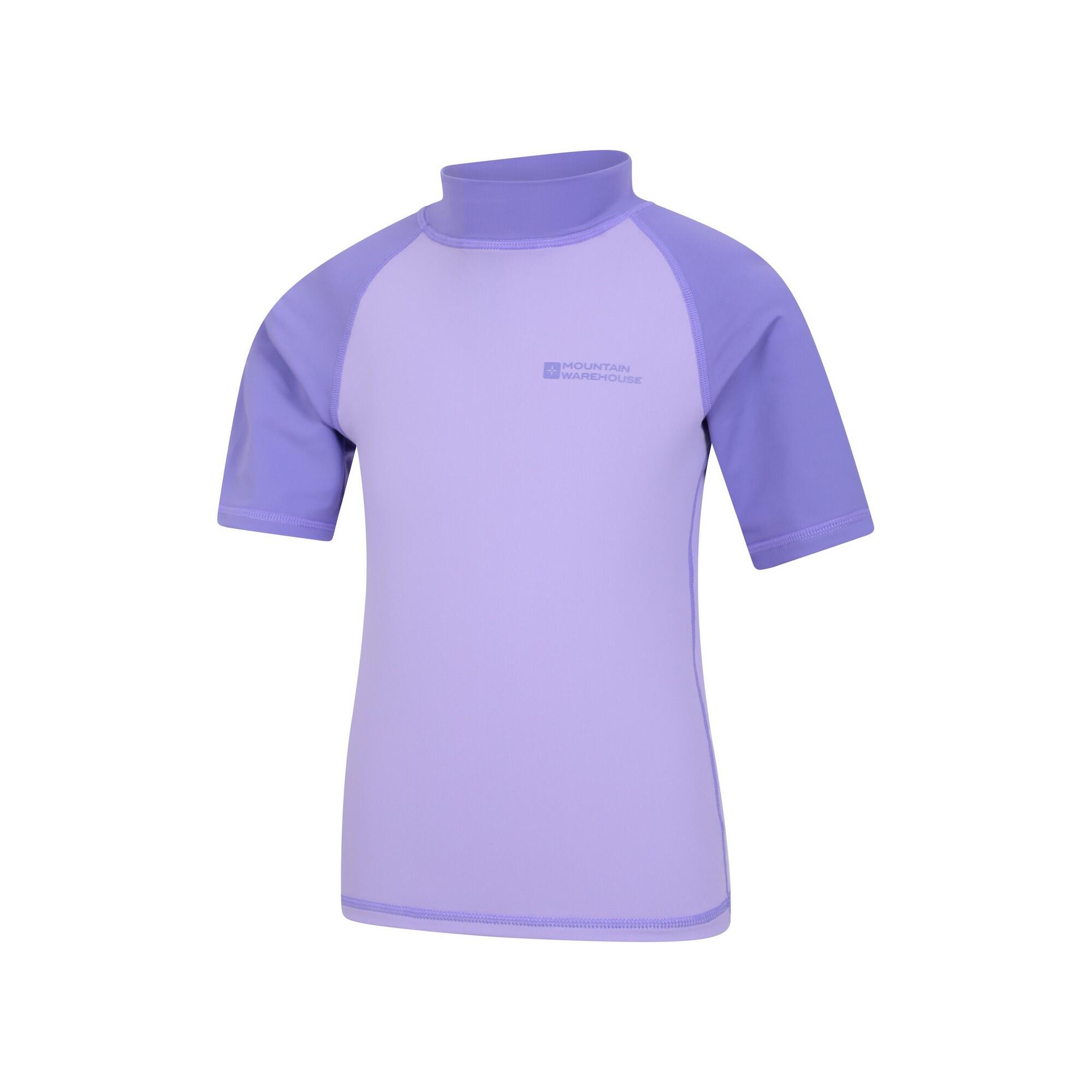 Haut De Natation Enfant (Vieux Violet) 3/4