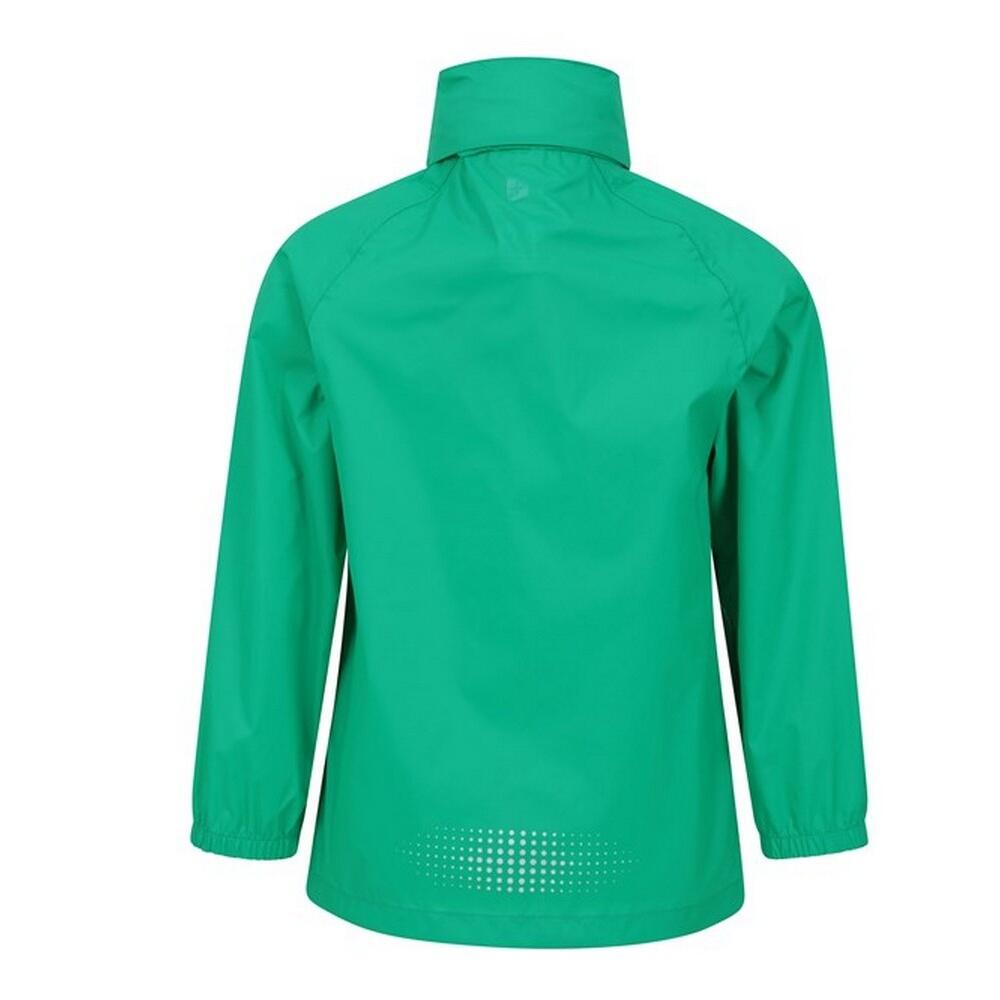 Childrens/Kids Pakka II Waterproof Jacket (Green) 3/4