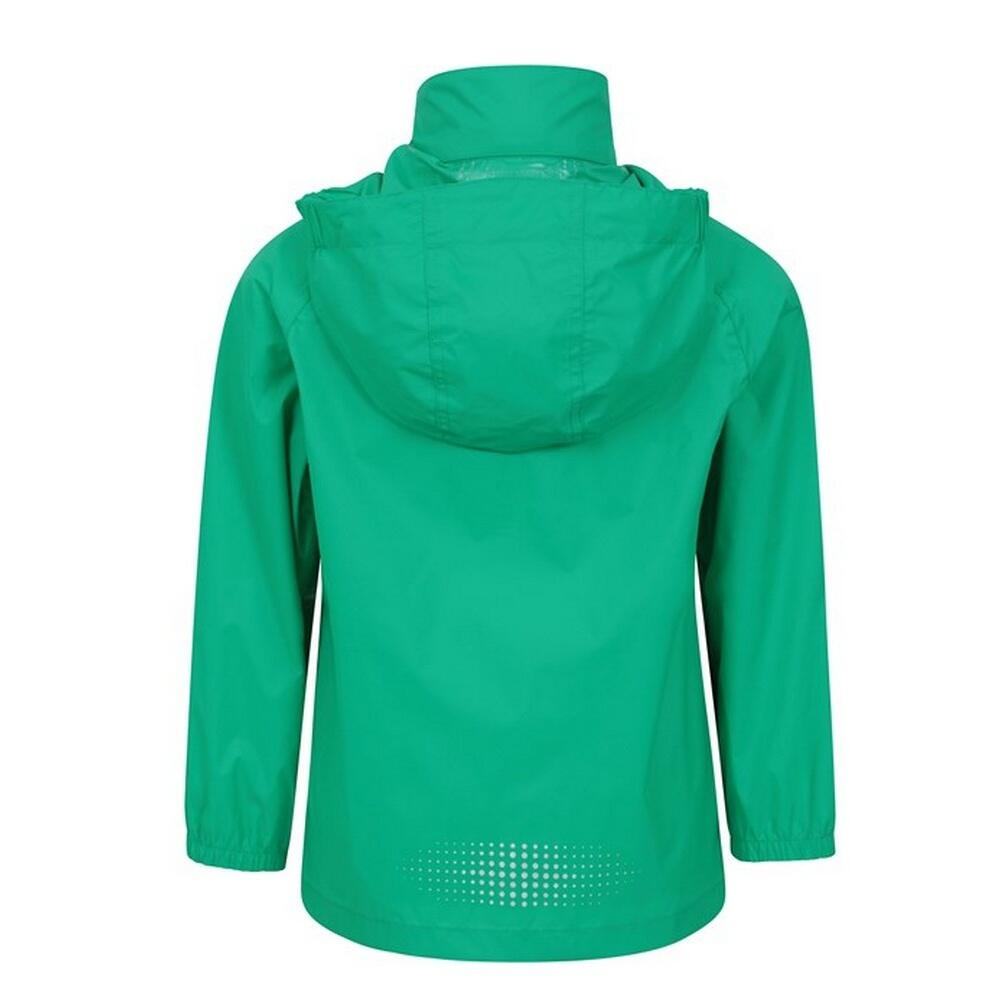 Childrens/Kids Pakka II Waterproof Jacket (Green) 2/4