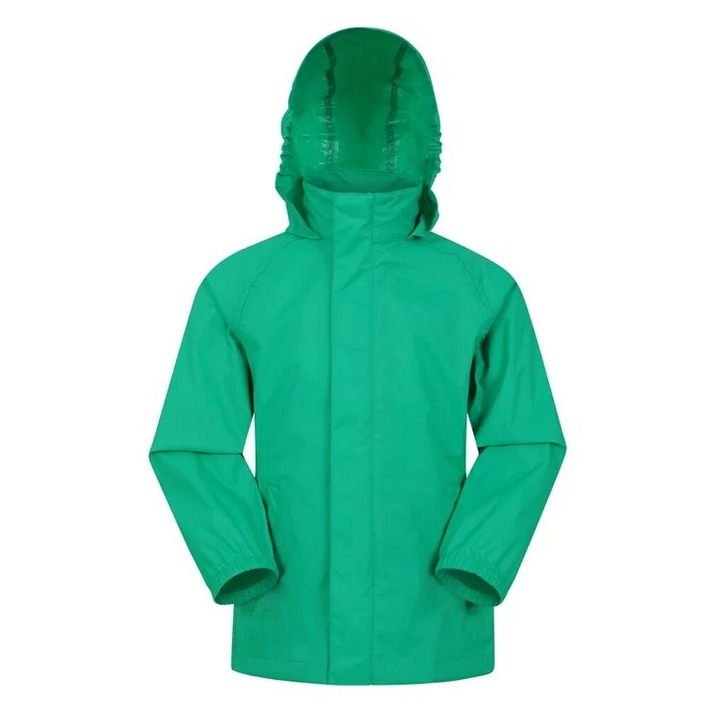 MOUNTAIN WAREHOUSE Childrens/Kids Pakka II Waterproof Jacket (Green)