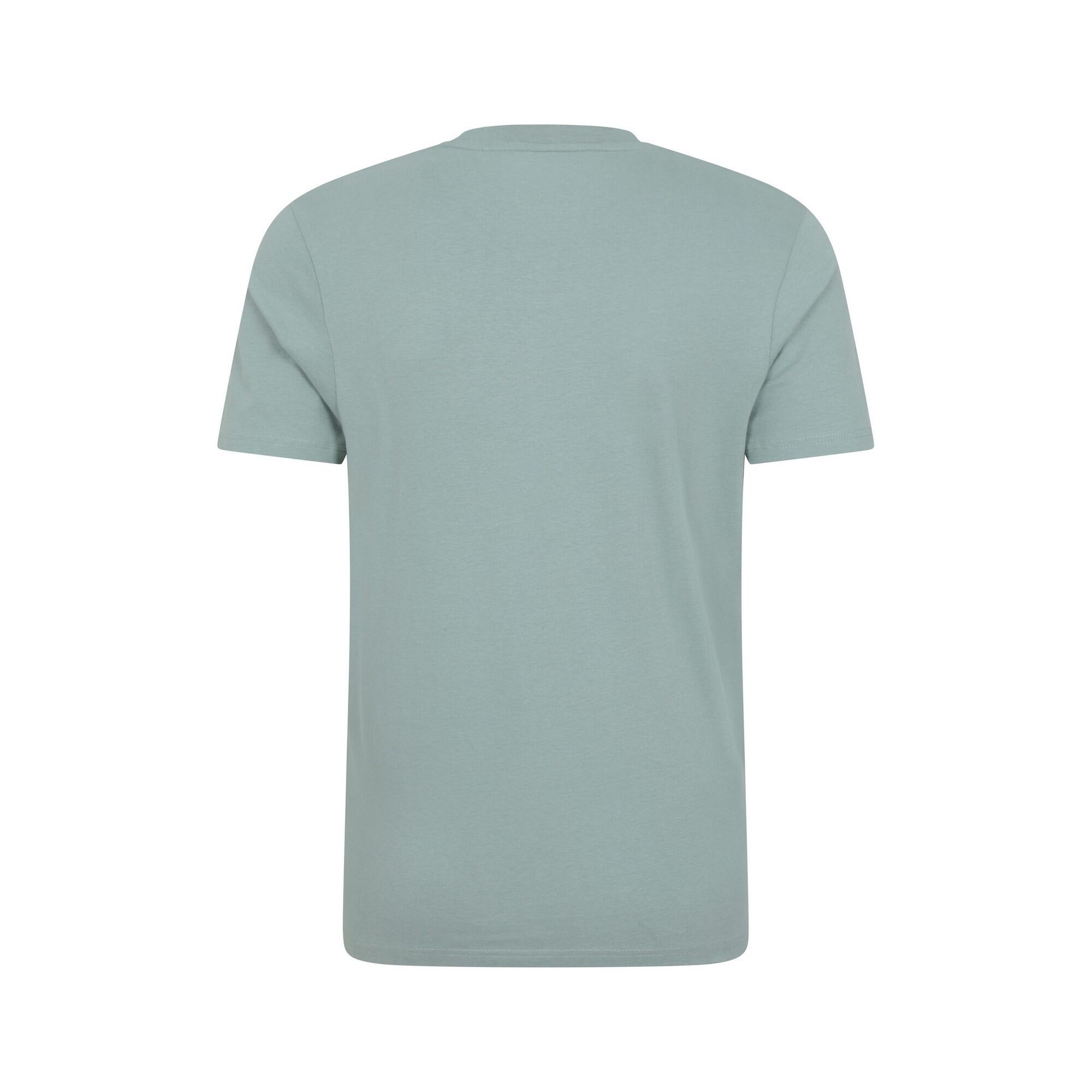 Maglietta Stampato Uomo Mountain Warehouse St Davids Verde Pallido 2/4