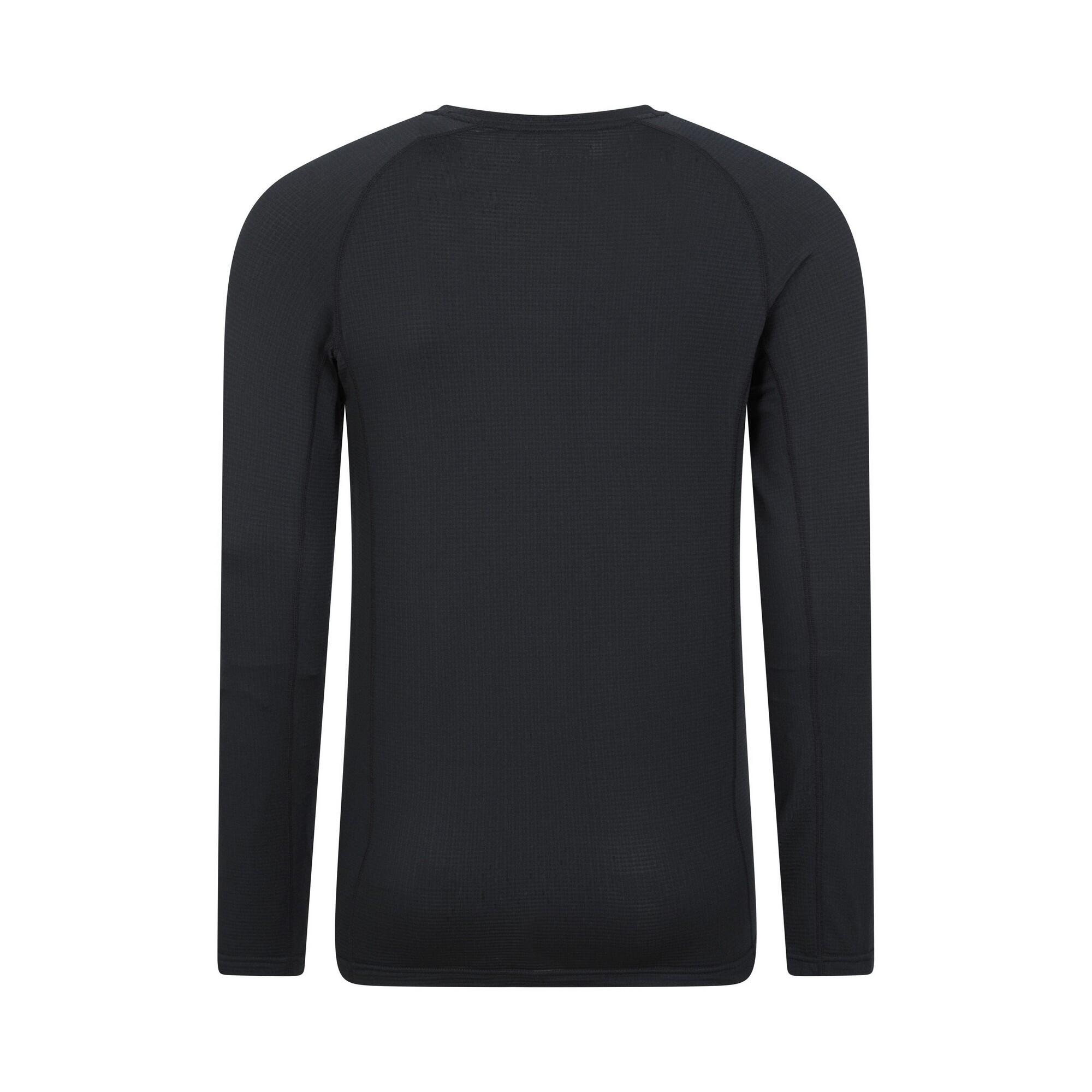 "Vermont" Base Layer Oberteil für Herren Schwarz 2/4