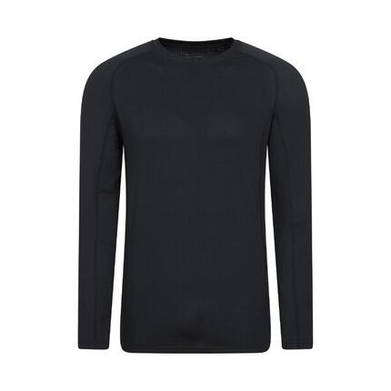 Vermont" Base Layer Oberteil für Herren Schwarz