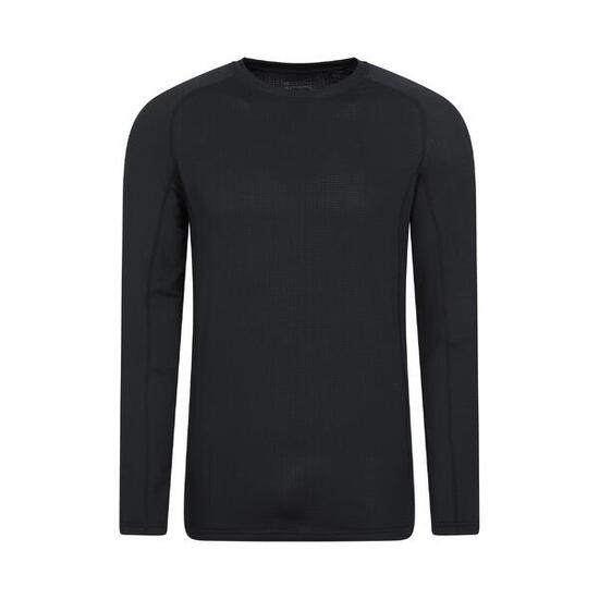 Vermont" Base Layer Oberteil für Herren Schwarz