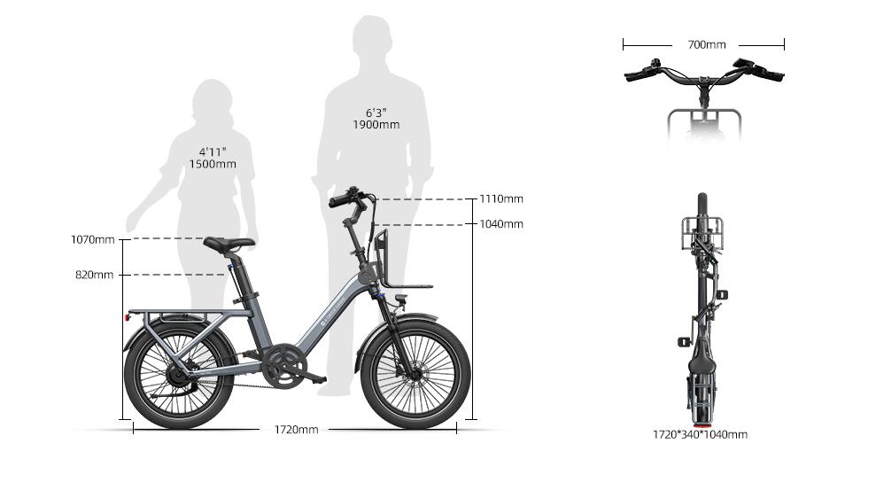 Elektrokolo Air one Pro, motor Bafang, 2 rychlosti 6/6