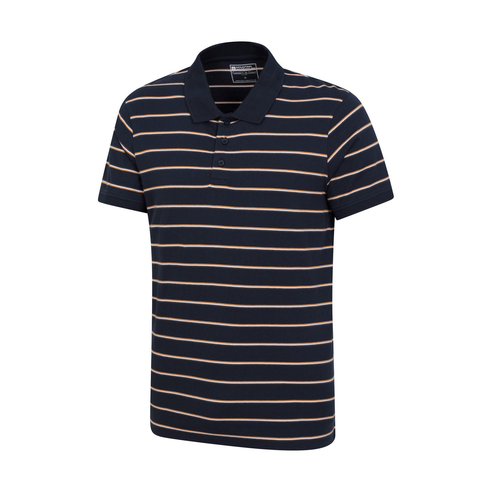 "Wren" Poloshirt für Herren Marineblau 3/4