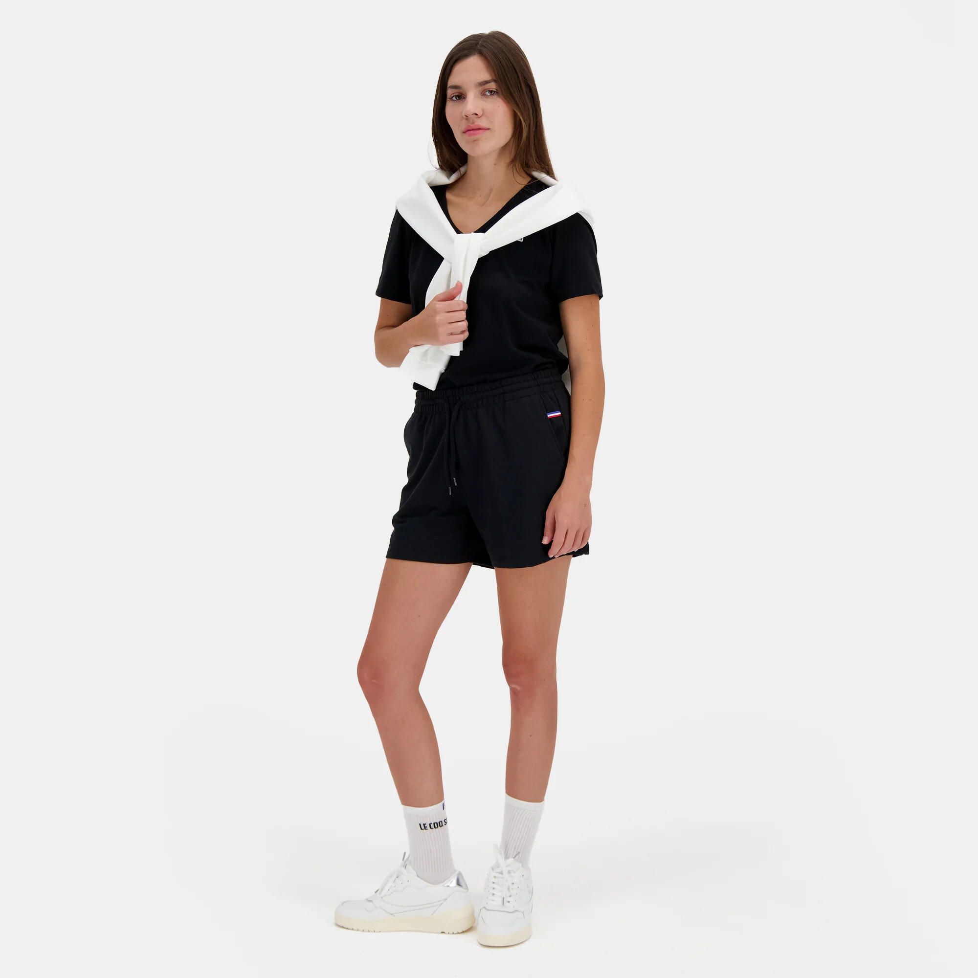 T-shirt col V femme Le Coq Sportif Essentiel N°1 4/7