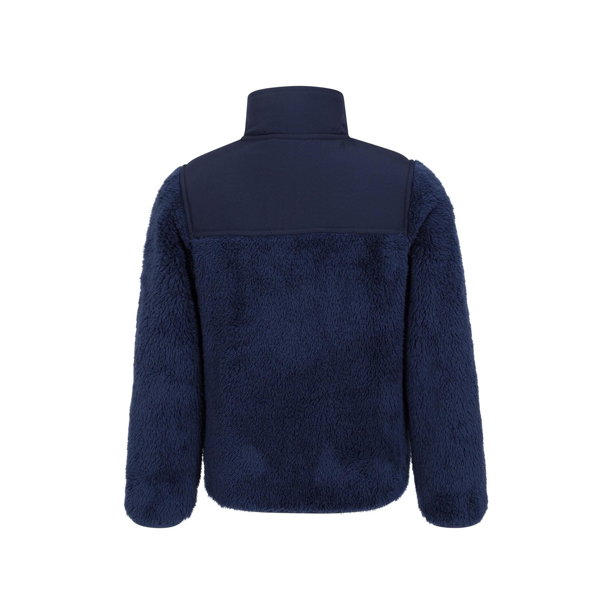 "Cosy Recycled" Fleecejacke für Kinder Marineblau 2/4