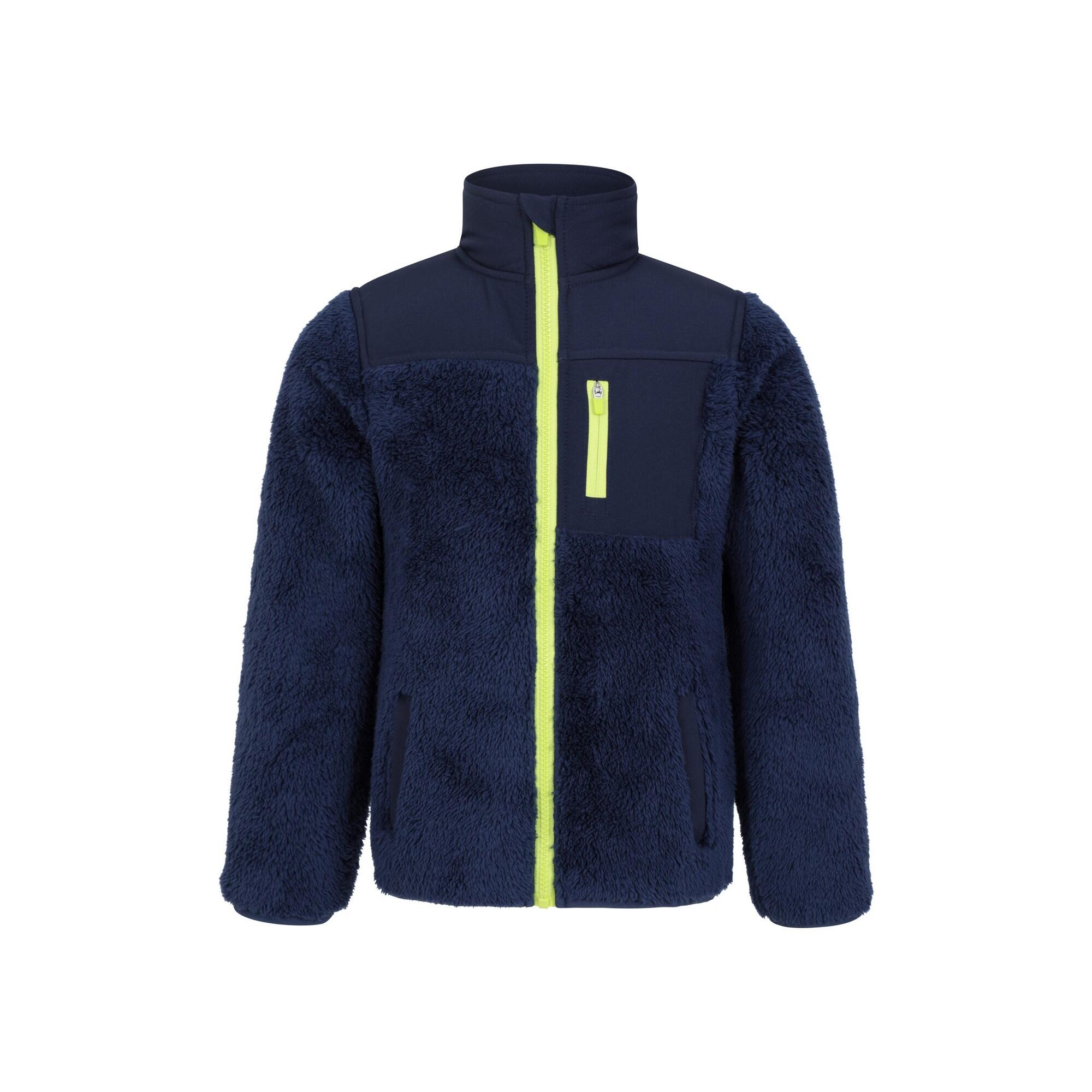 MOUNTAIN WAREHOUSE Childrens/Kids Cosy Sherpa Fleece Jacket (Navy)