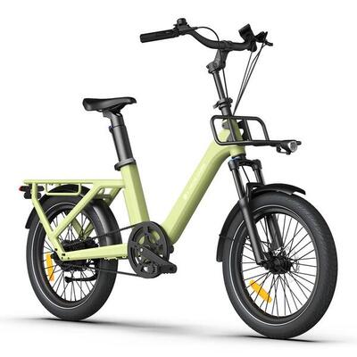 Airone ultra elektrische fiets.20''×2.4''. riemaandrijving.bafang-motor.lcd. app