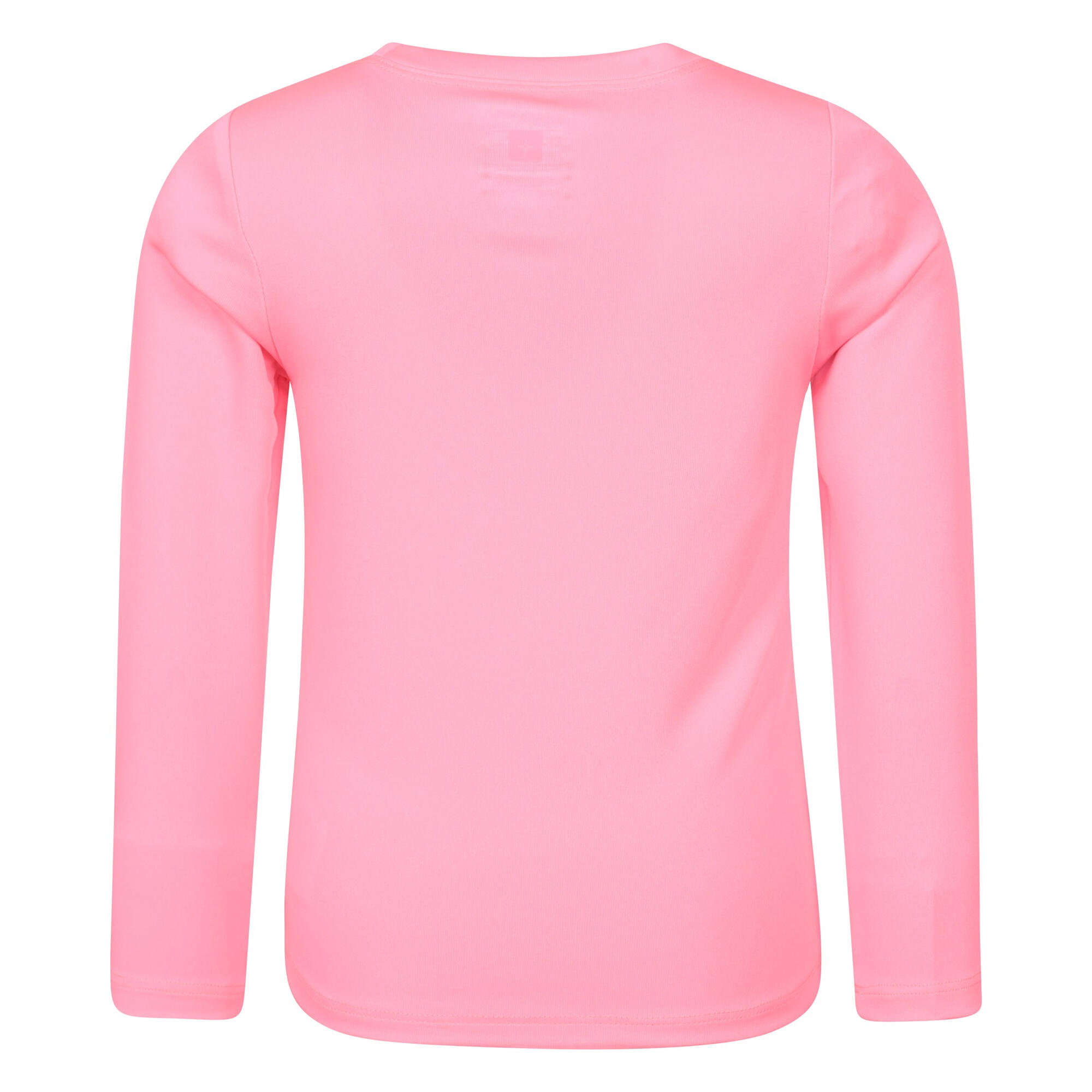 "Aqua" TShirt für Schwimmen Langärmlig Kinder Leuchtend Rosa 2/4