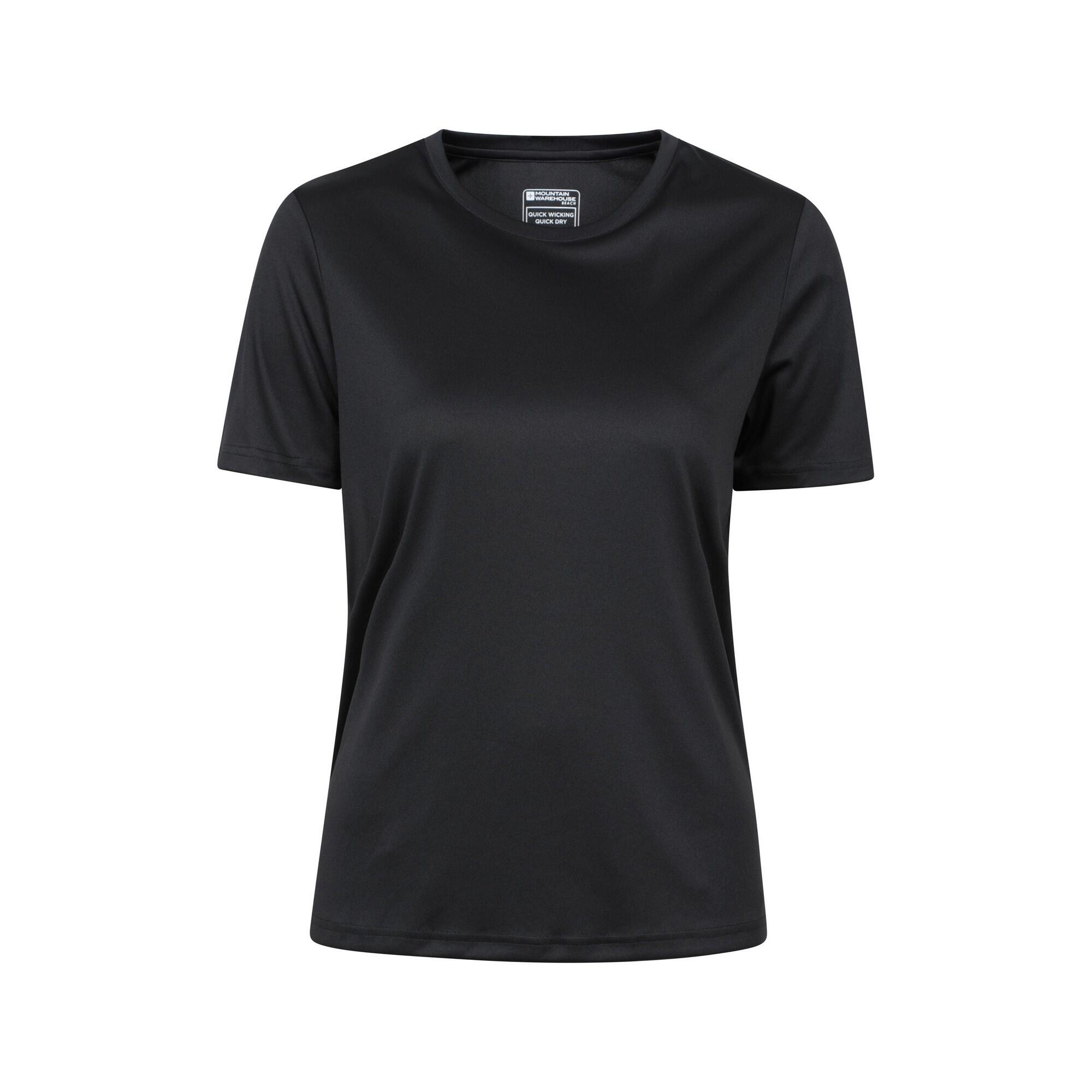 MOUNTAIN WAREHOUSE Womens/Ladies Swimming TShirt (Black)