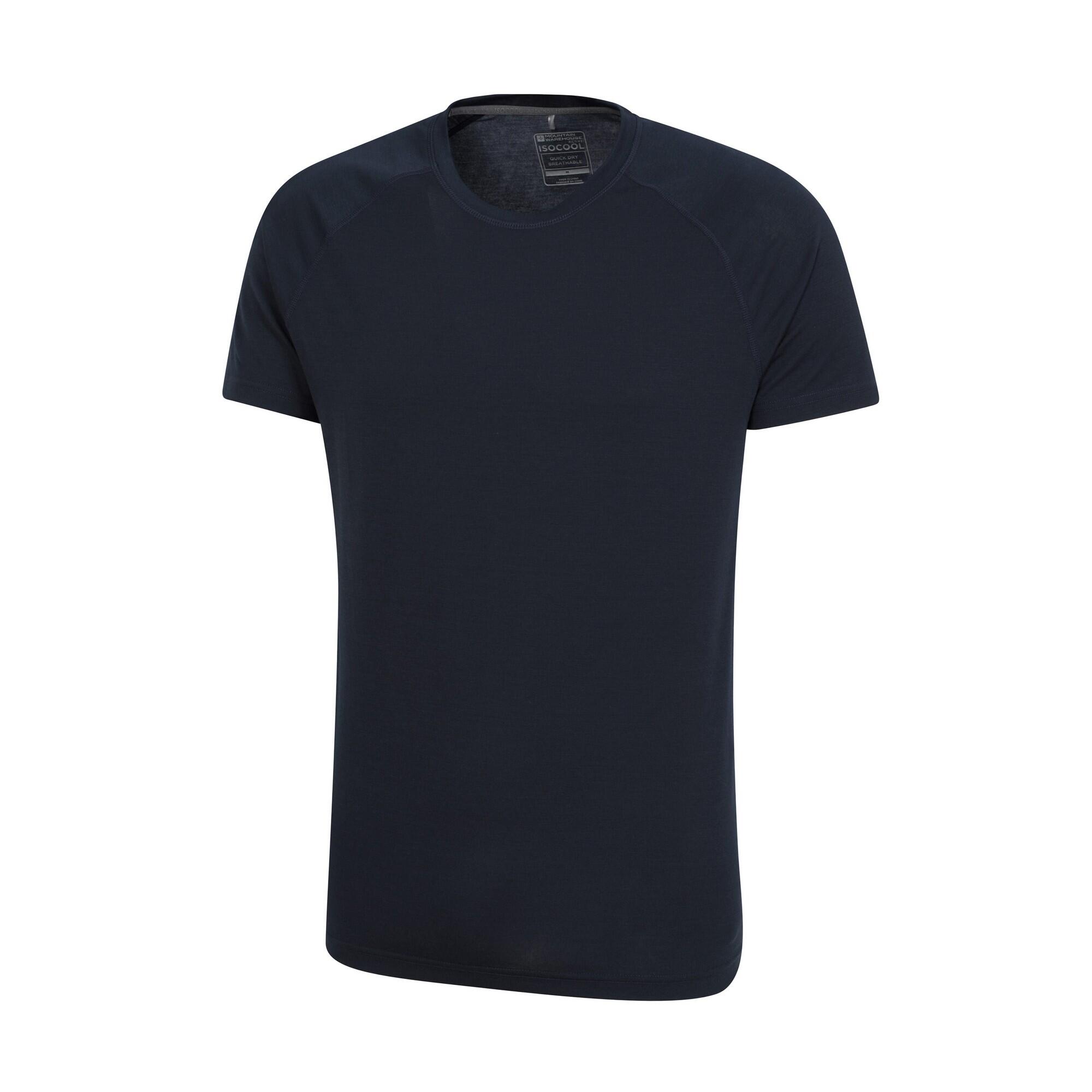 Maglietta Uomo Mountain Warehouse Blu Navy 4/4