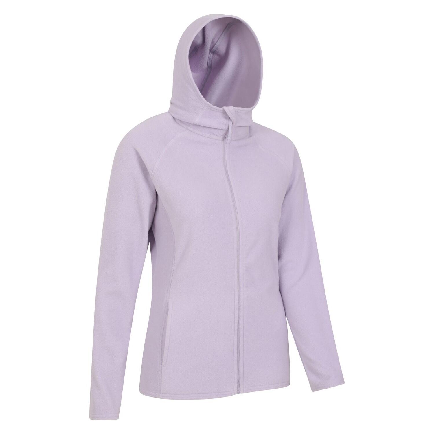 Womens/Ladies Camber Hooded Fleece (Purple) 3/4