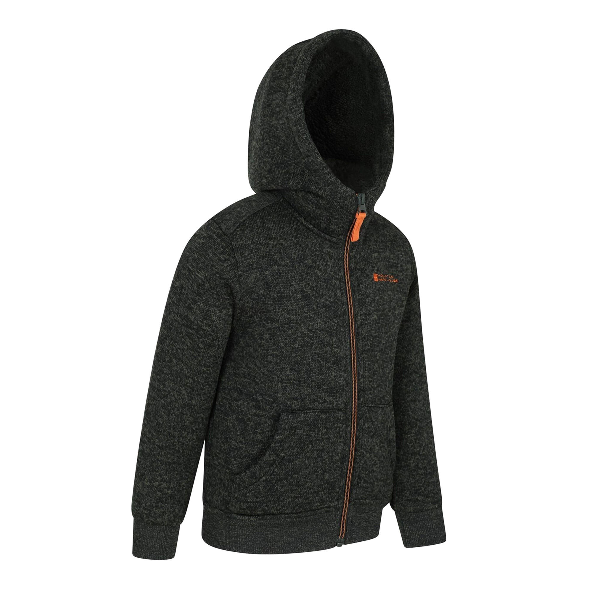 "Nevis" Kapuzenpullover für Kinder Grün 4/4
