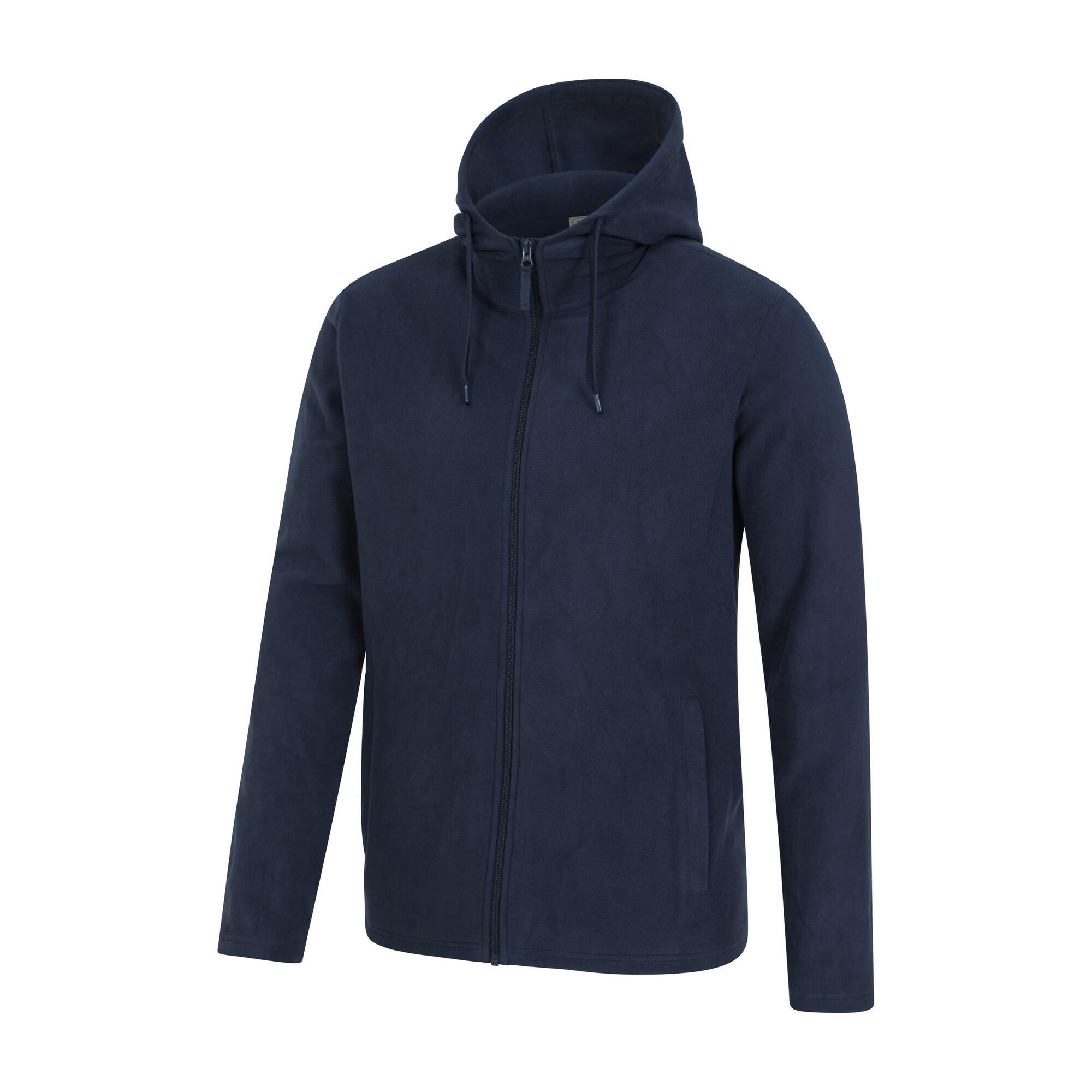 "Camber" Hoodie mit durchgehendem Reißverschluss für Herren Blau 3/4