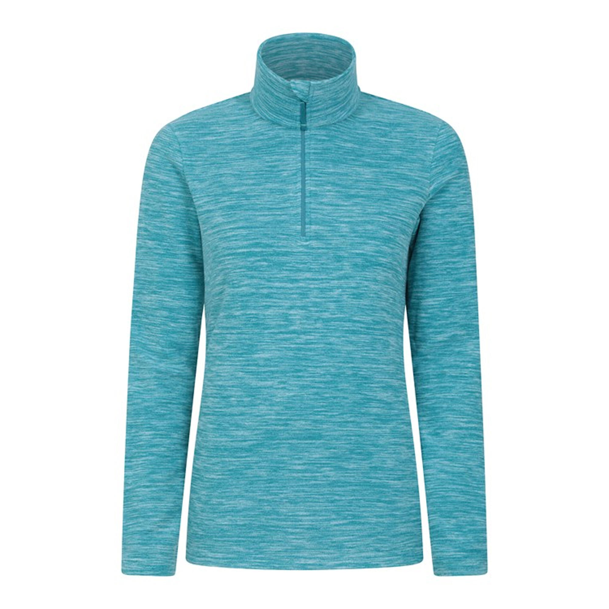 MOUNTAIN WAREHOUSE Womens/Ladies Snowdon Melange Fleece Top (Teal)