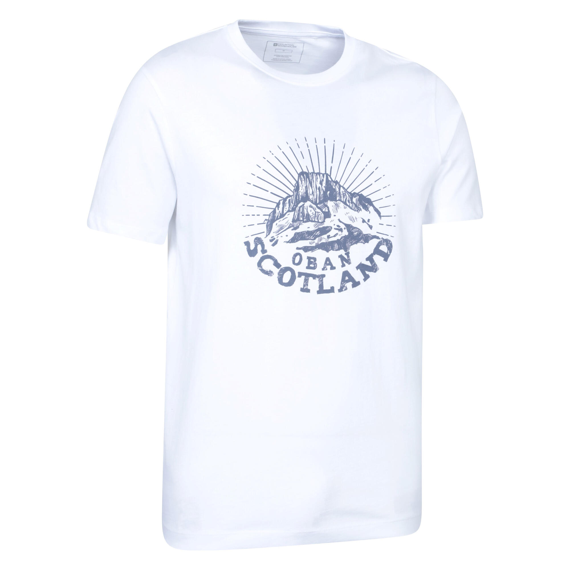 Tshirt Manches Courtes OBAN Homme (Blanc) 3/4