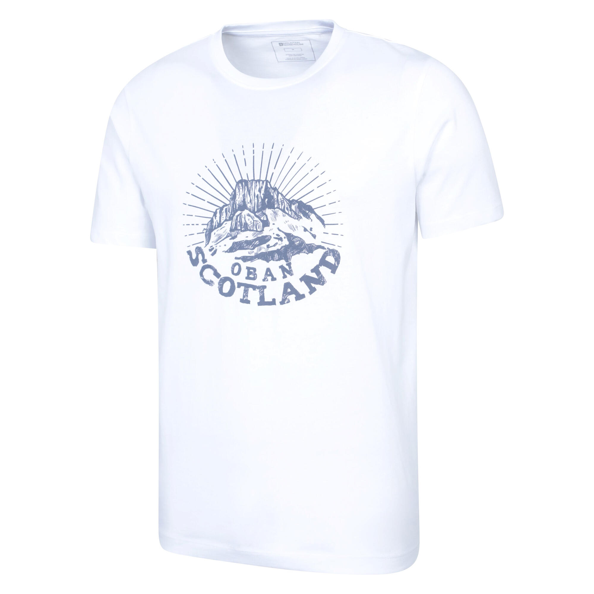 Tshirt Manches Courtes OBAN Homme (Blanc) 4/4