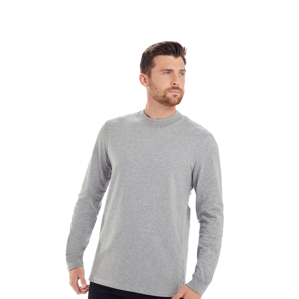 "Essential" TShirt Schwere Qualität für HerrenDamen Unisex Langärmlig Damen und 2/2