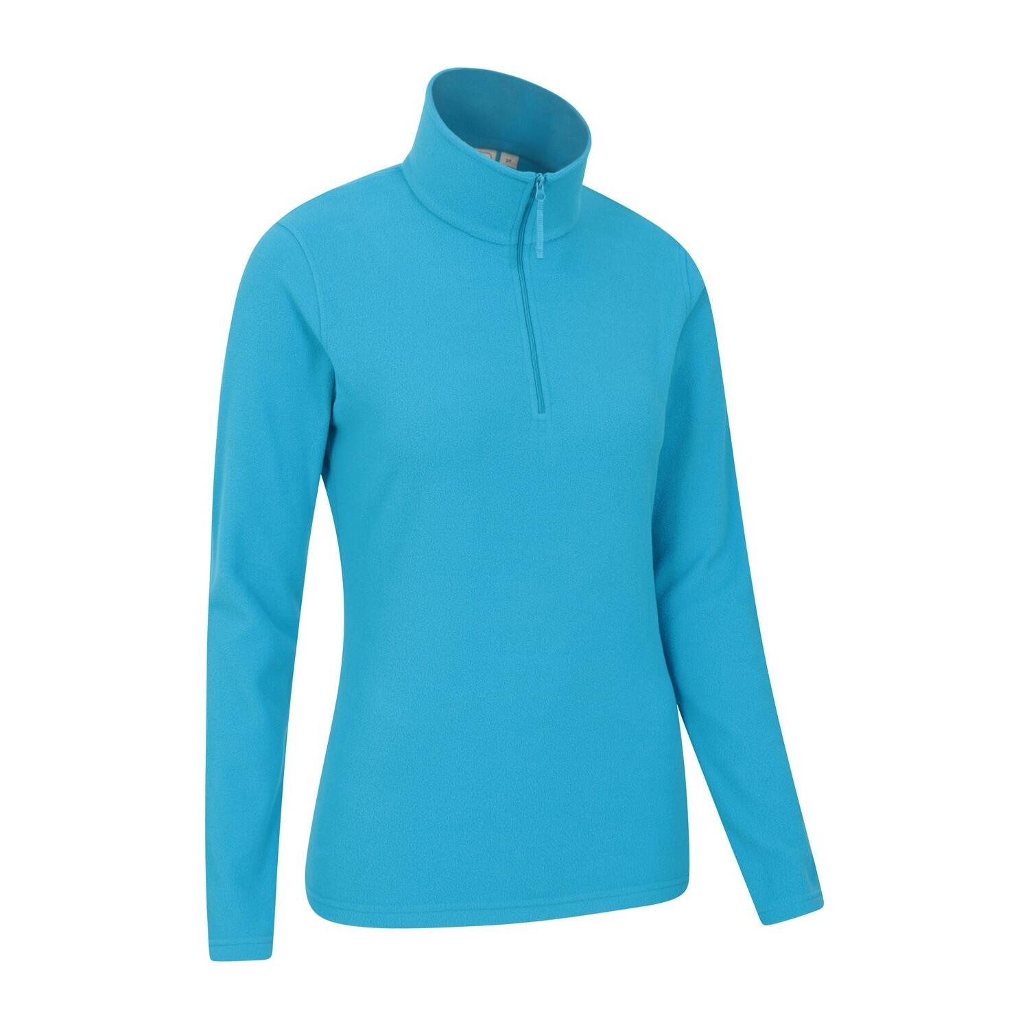 Felpa In Pile Donna Mountain Warehouse Camber II Cobalto 3/4