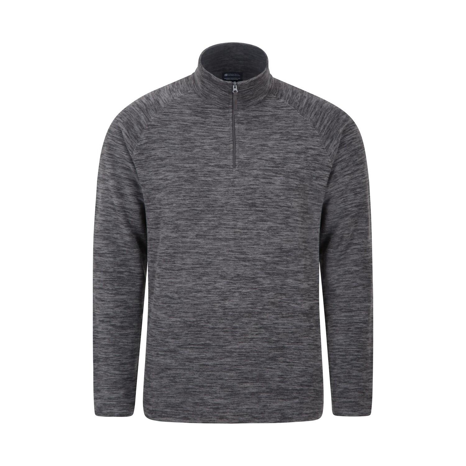 MOUNTAIN WAREHOUSE Mens Snowdon II Fleece Top (Charcoal)