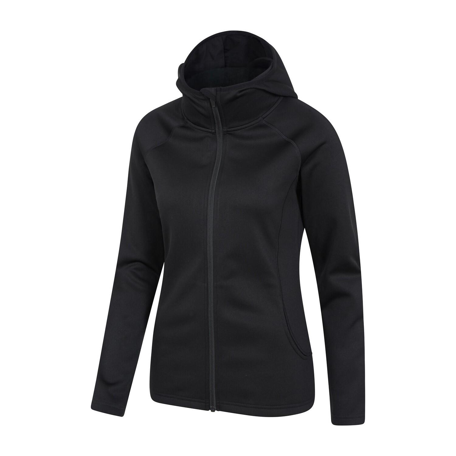 Felpa Con Cappuccio E Zip Intera Donna Mountain Warehouse Dynamic Chakra Nero 3/4