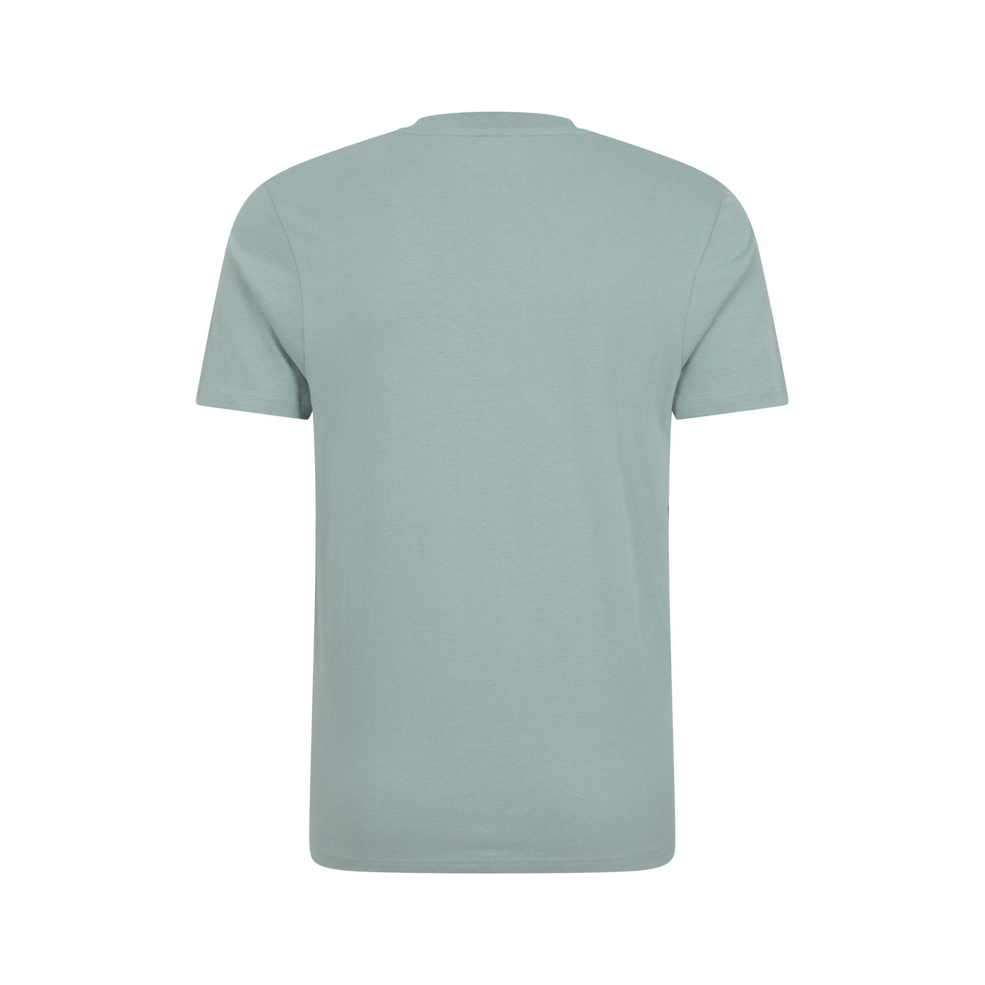 Maglietta Stampato Uomo Mountain Warehouse Padstow Verde Pallido 2/4