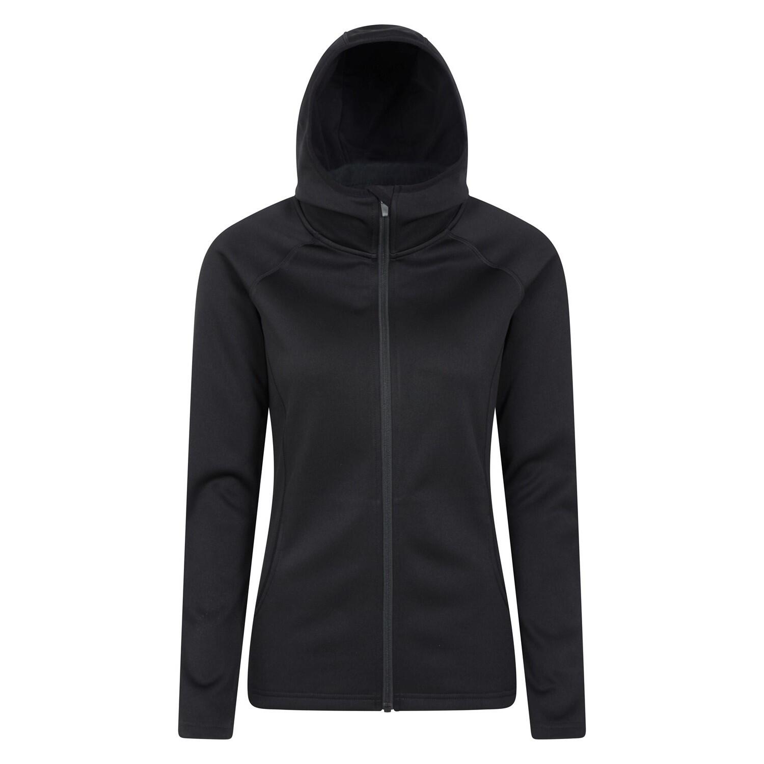 MOUNTAIN WAREHOUSE Felpa Con Cappuccio E Zip Intera Donna Mountain Warehouse Dynamic Chakra Nero