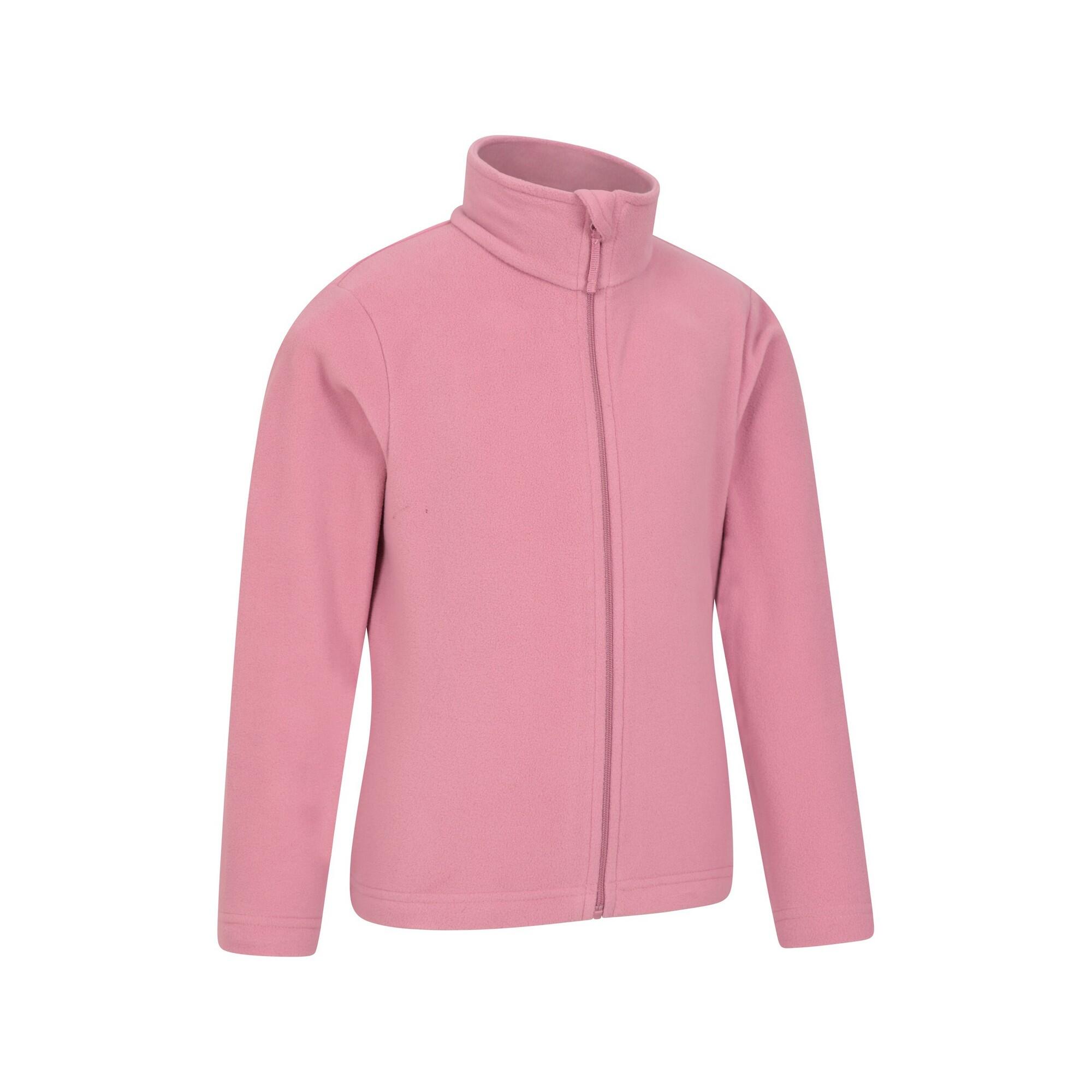 "Camber II" Fleecejacke Durchgehender Reißverschluss für Kinder Pink 3/4