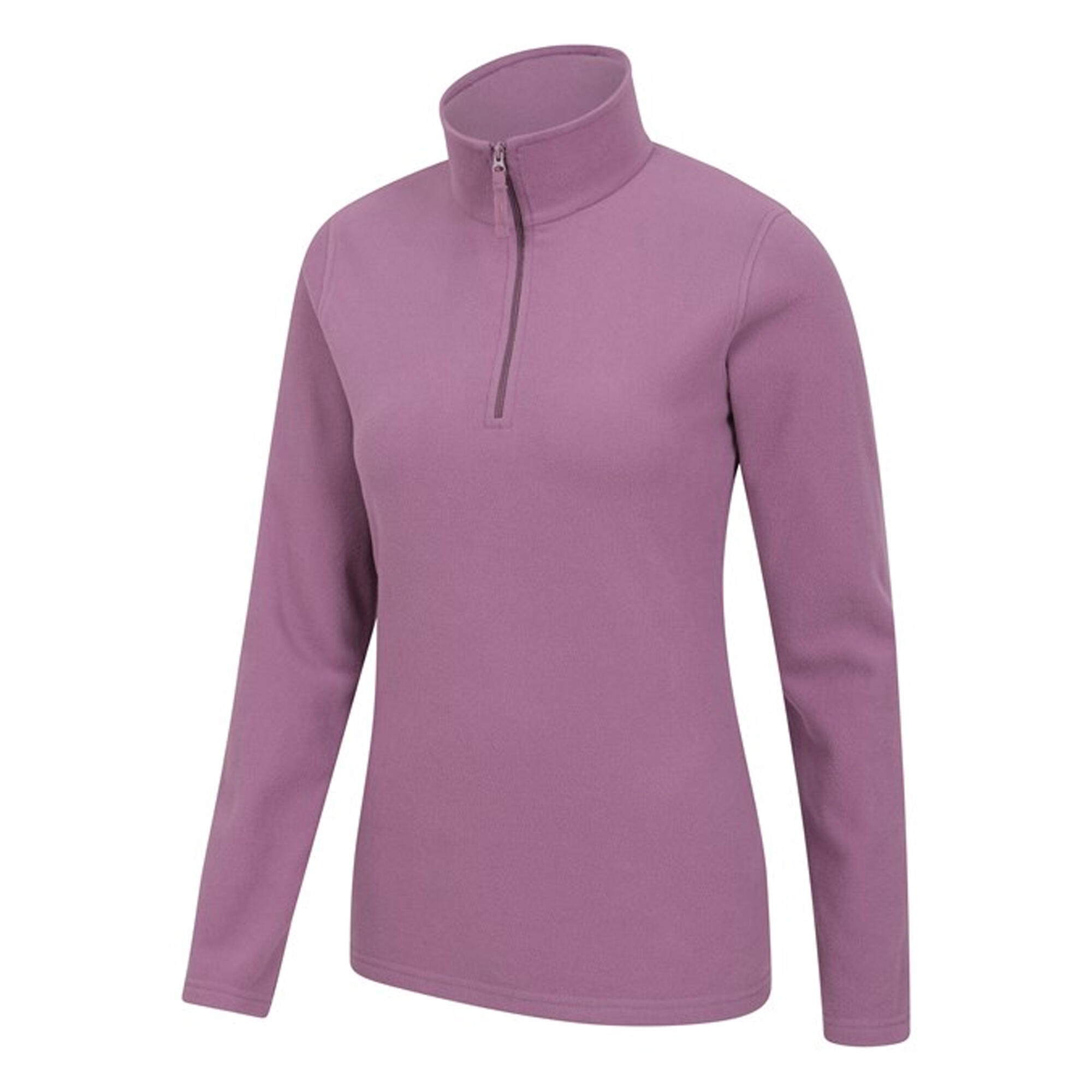 Felpa In Pile Donna Mountain Warehouse Camber II Viola Buio 3/4