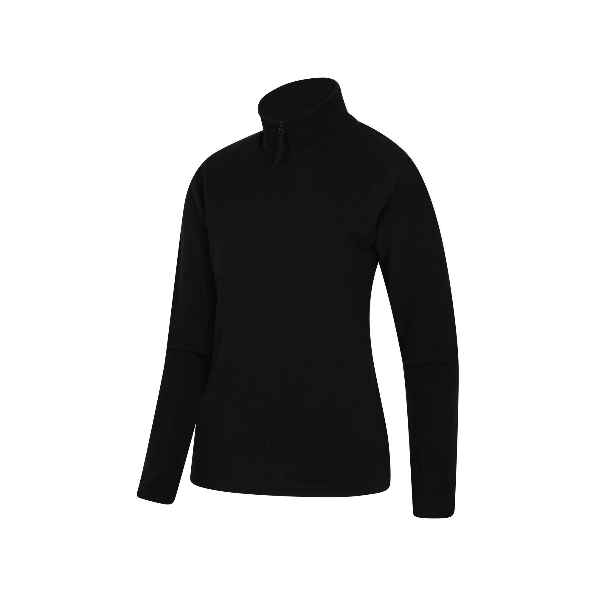 Felpa In Pile Donna Mountain Warehouse Camber II Nero 3/4