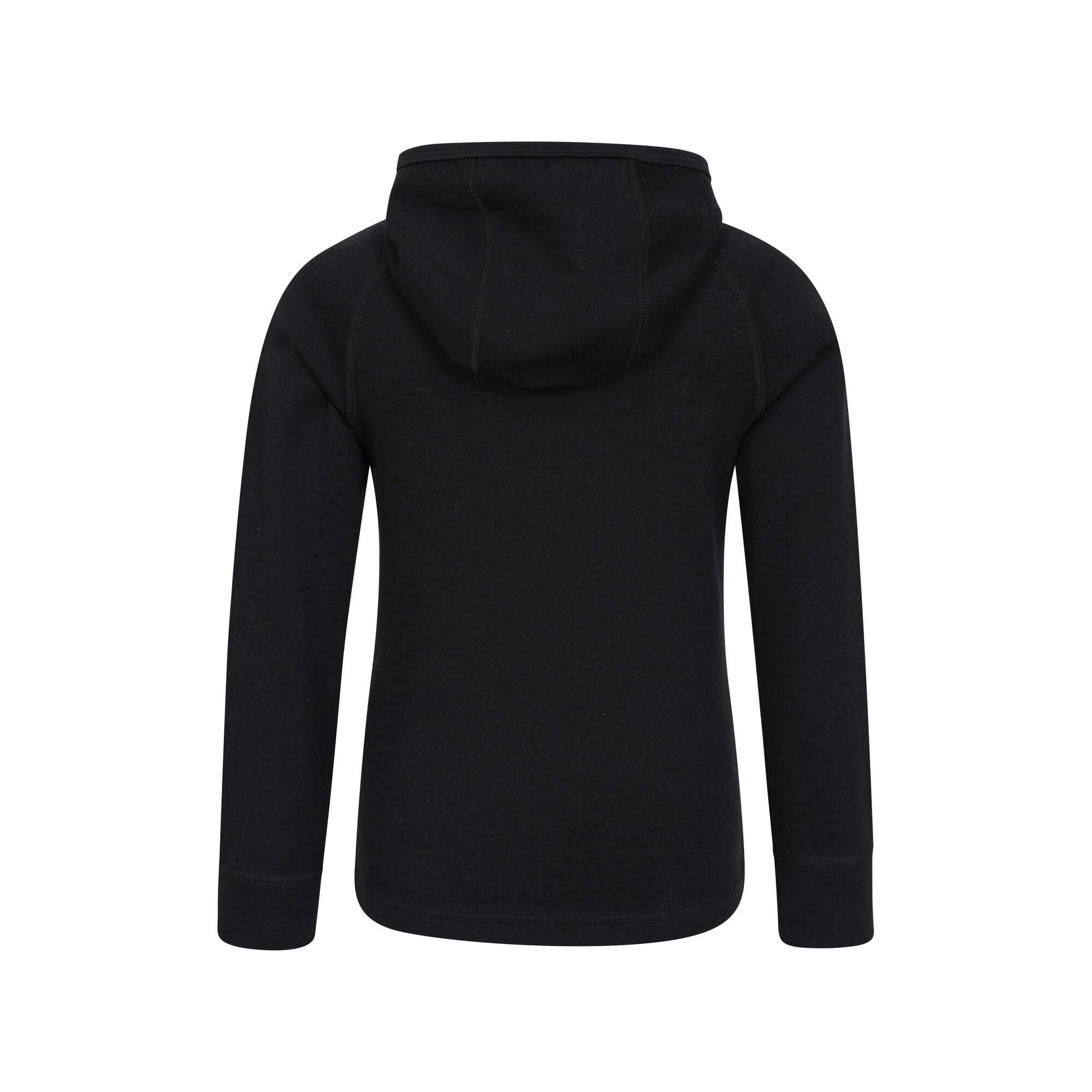 Kapuzenpullover für Kinder Schwarz 2/4