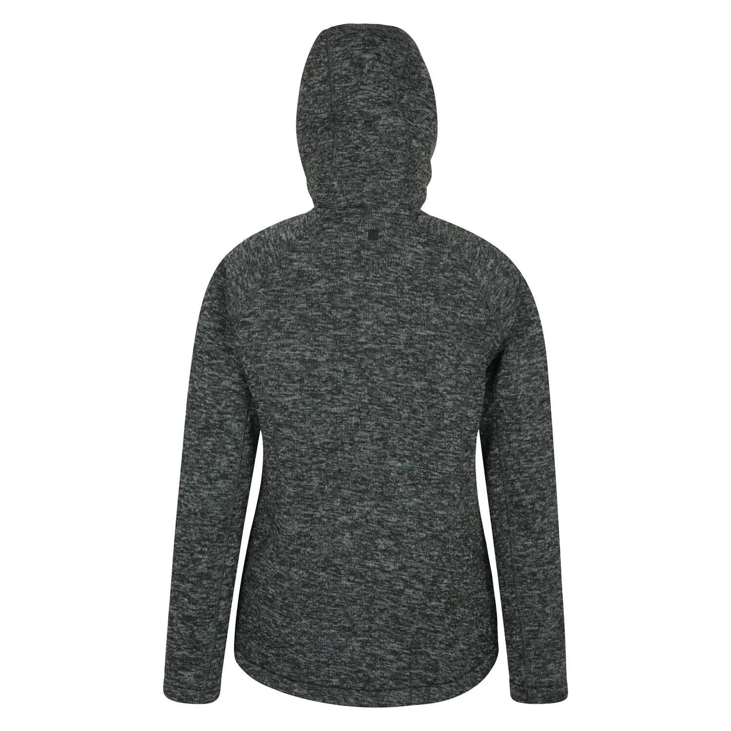 Felpa Con Cappuccio E Zip Intera Donna Mountain Warehouse Nevis Nero 2/5