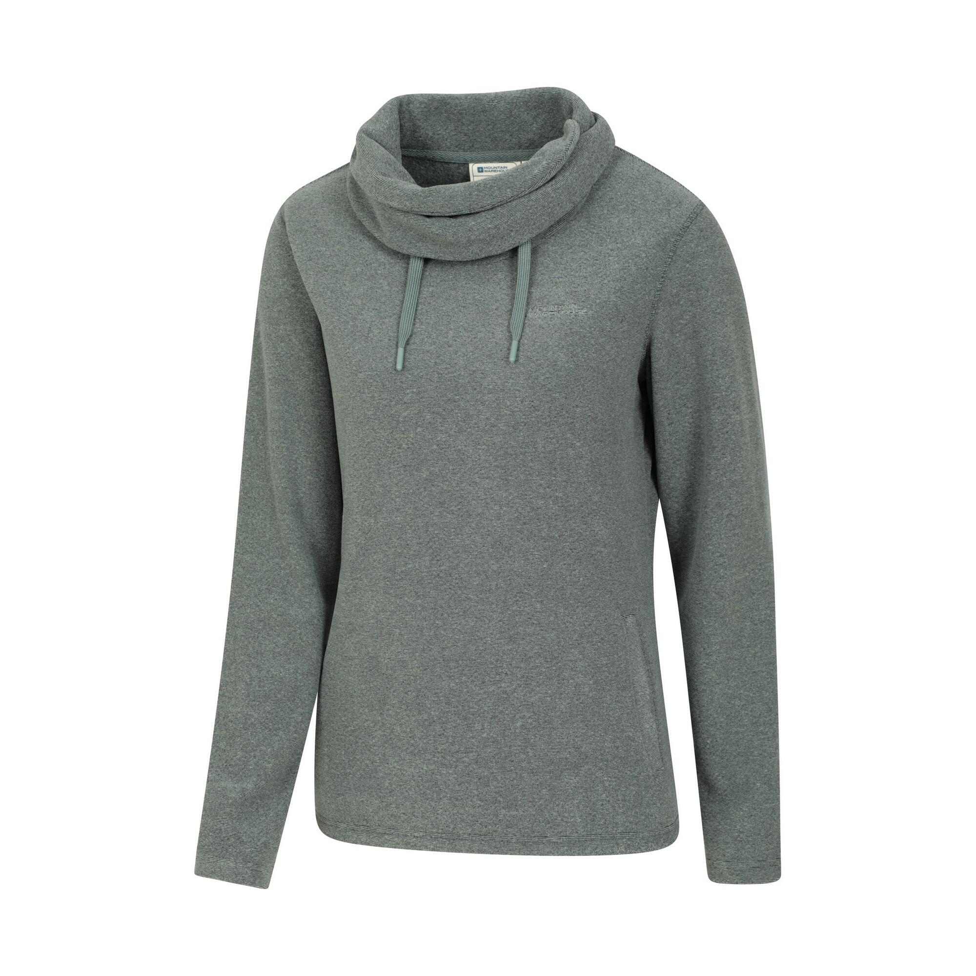 Felpa In Pile Collo A Cappuccio Donna Mountain Warehouse Hebridean Cachi Scuro 3/4