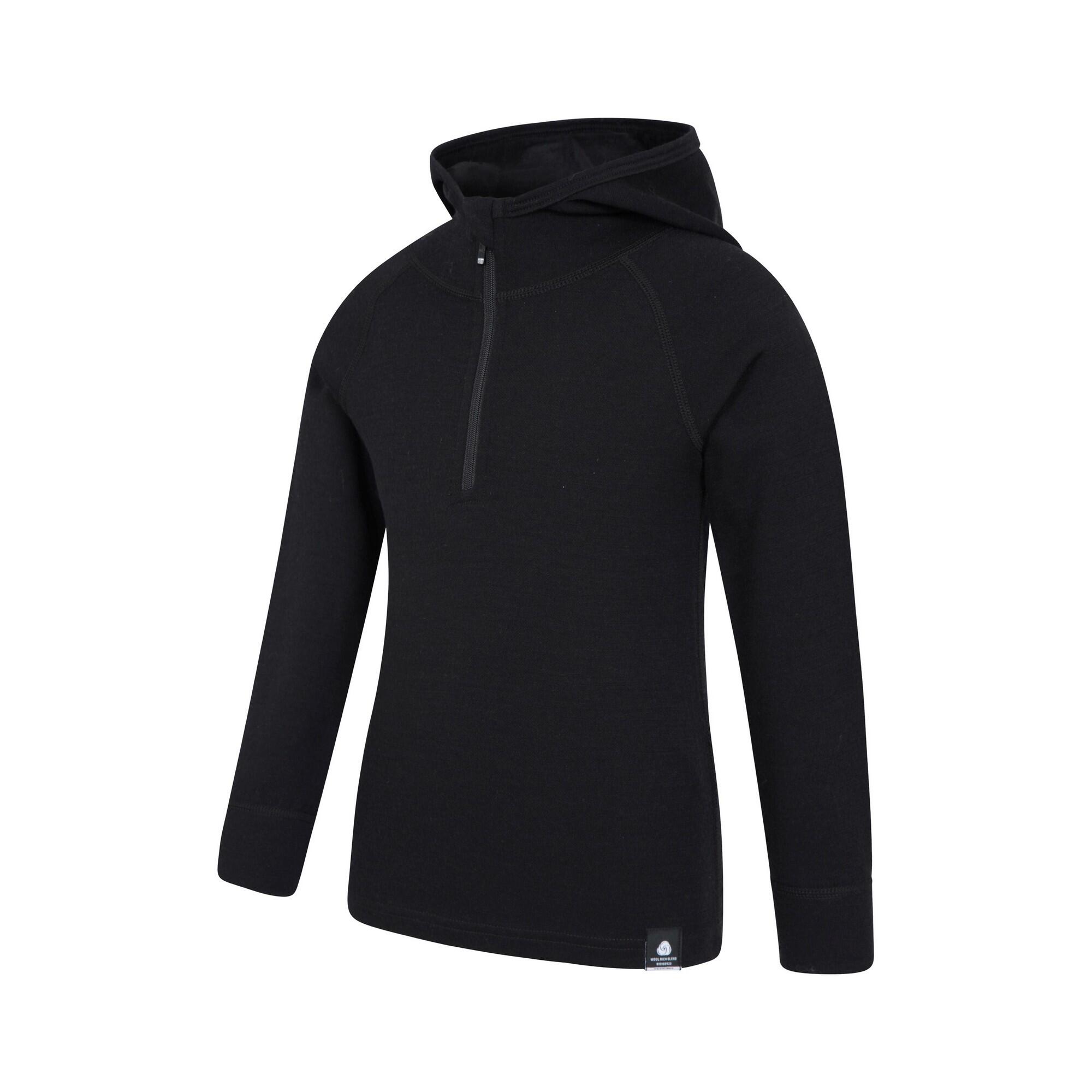 Kapuzenpullover für Kinder Schwarz 4/4