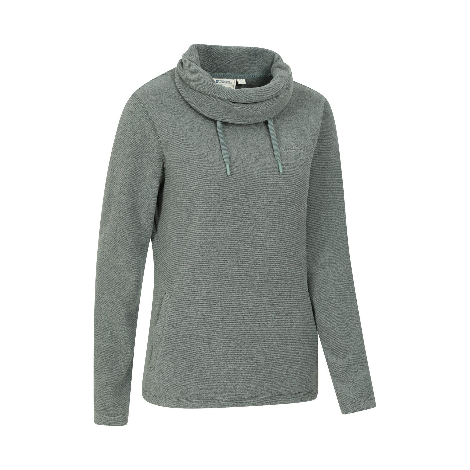 Felpa In Pile Collo A Cappuccio Donna Mountain Warehouse Hebridean Cachi Scuro 4/4