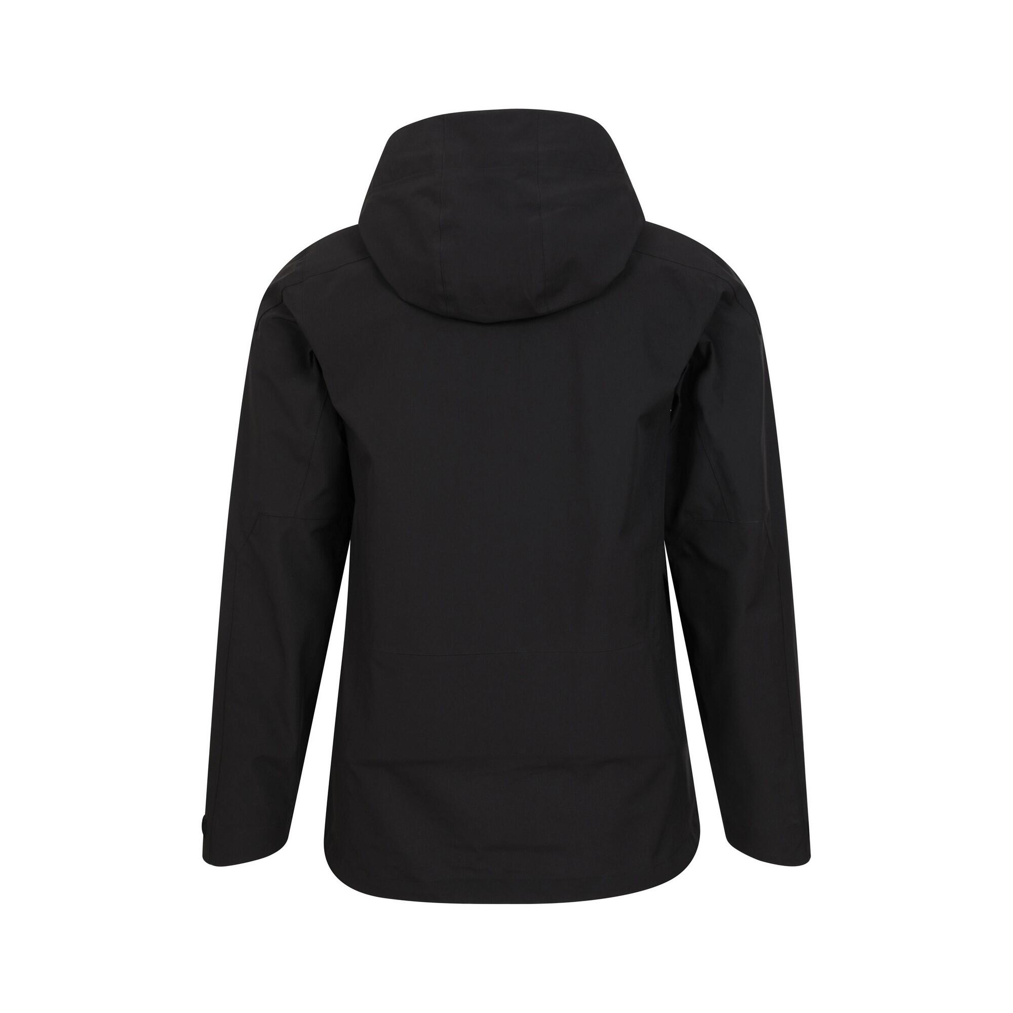 Mens Bachill Three Layer Waterproof Jacket (Black) 2/4