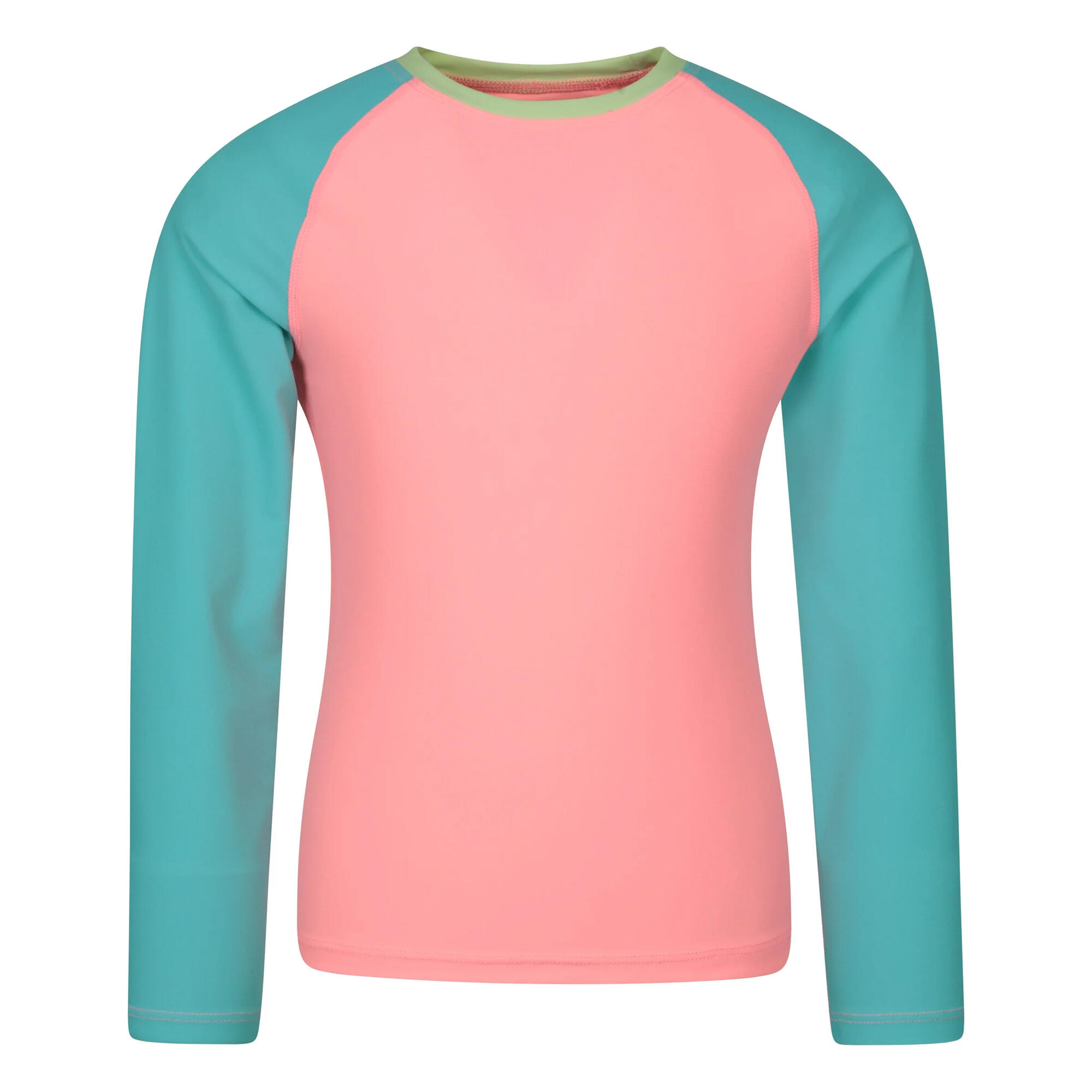 MOUNTAIN WAREHOUSE Raspa Top Manica Lunga Bambini Mountain Warehouse Turchese