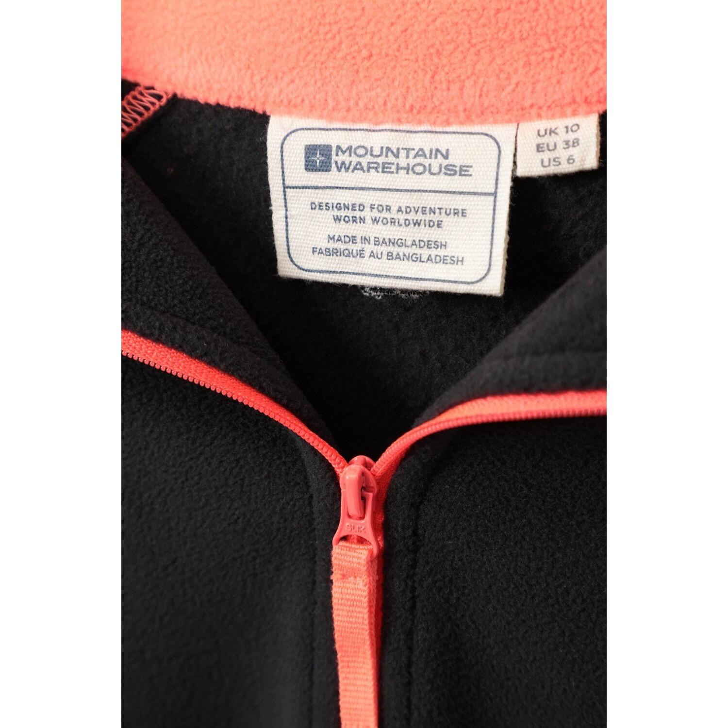 Felpa In Pile Mezza Cerniera Donna Mountain Warehouse Montana Nero Corvino 2/4