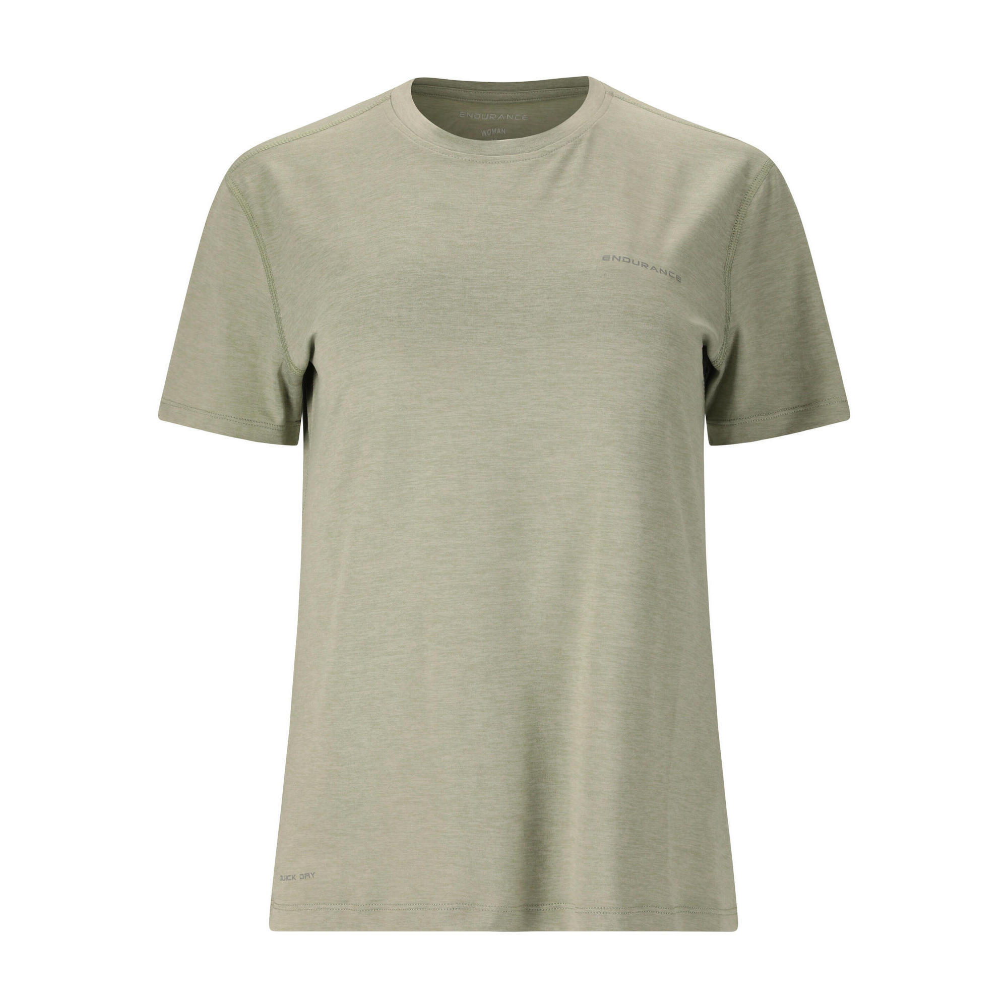 Endurance - T-shirt Alvaly - T-shirt Manches Courtes - Vert|violet - Decathlon