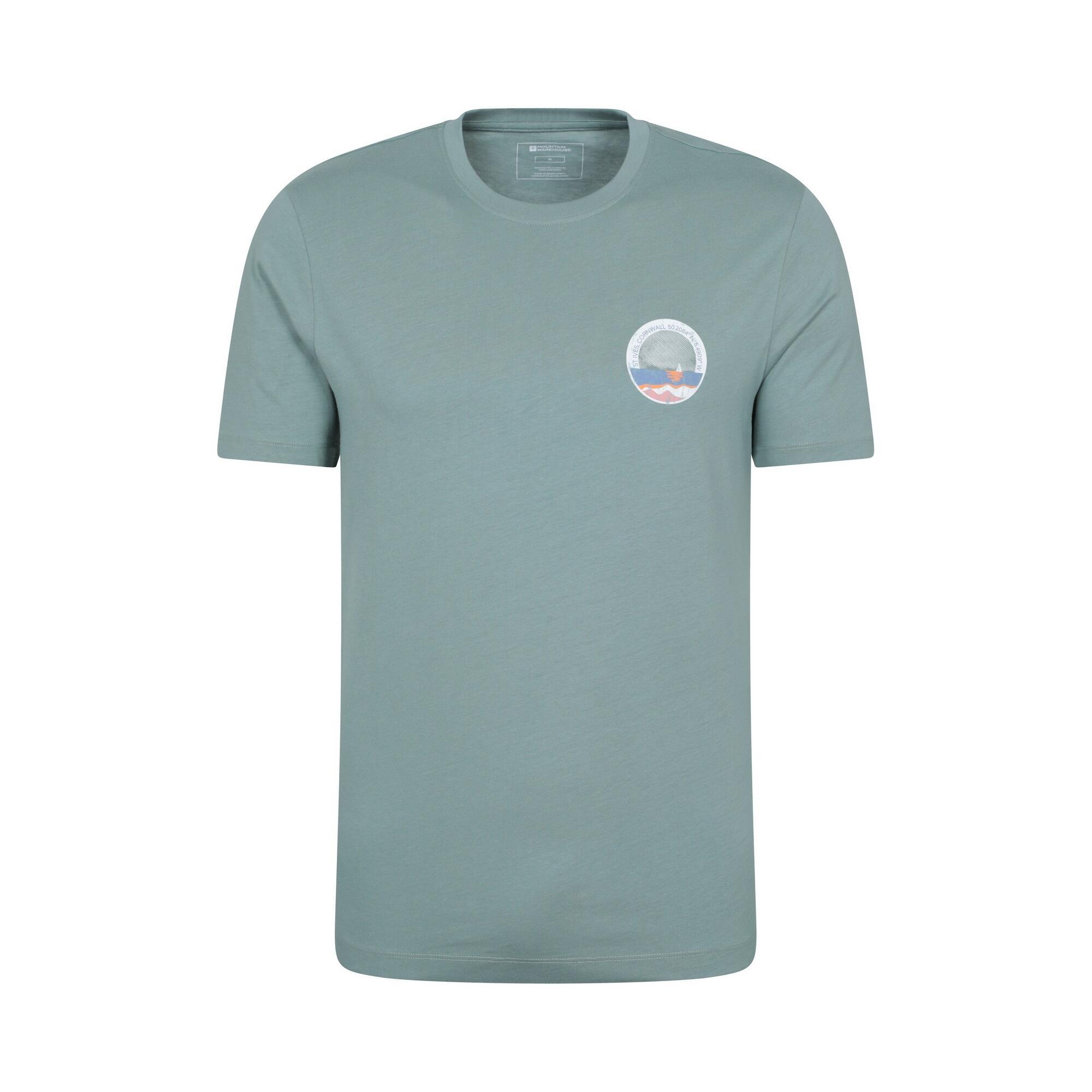MOUNTAIN WAREHOUSE Maglietta Uomo Mountain Warehouse St Ives Verde Pallido
