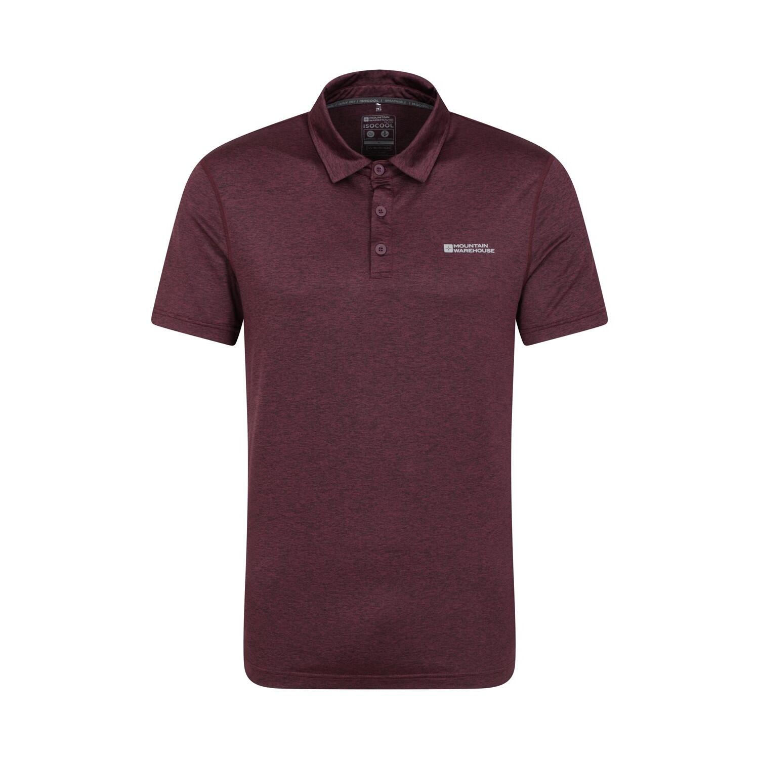 MOUNTAIN WAREHOUSE Maglietta Polo Uomo Mountain Warehouse Deuce Vino Crepuscolare