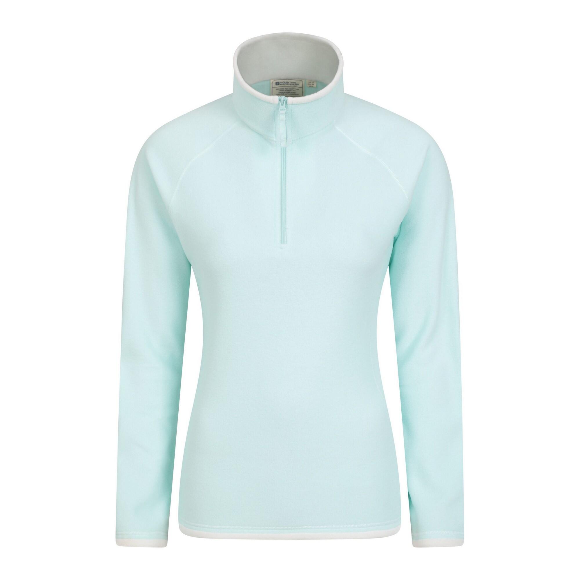 MOUNTAIN WAREHOUSE Womens/Ladies Montana Half Zip Fleece Top (Mint)