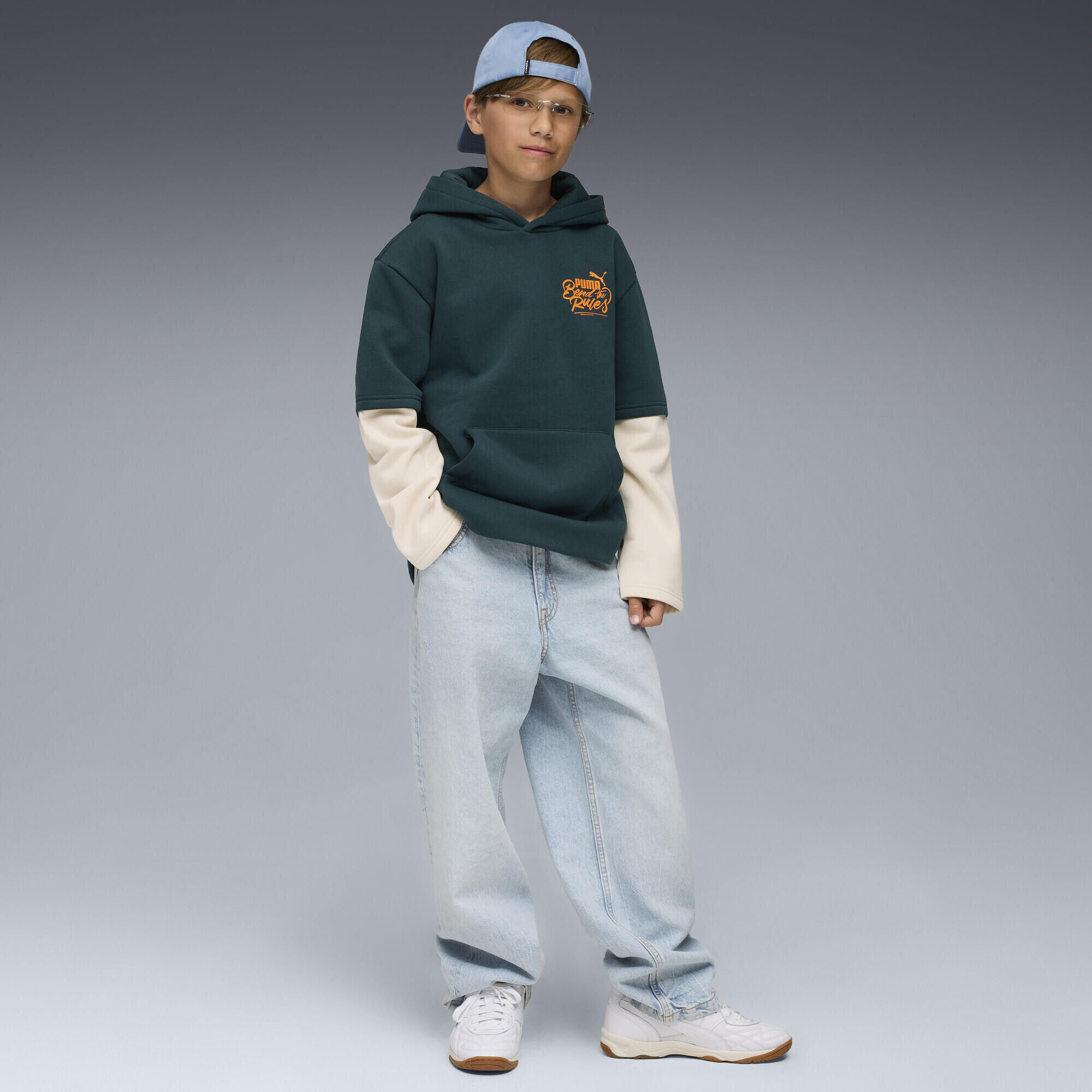 Felpa con cappuccio MID90s per ragazzi PUMA 4/5