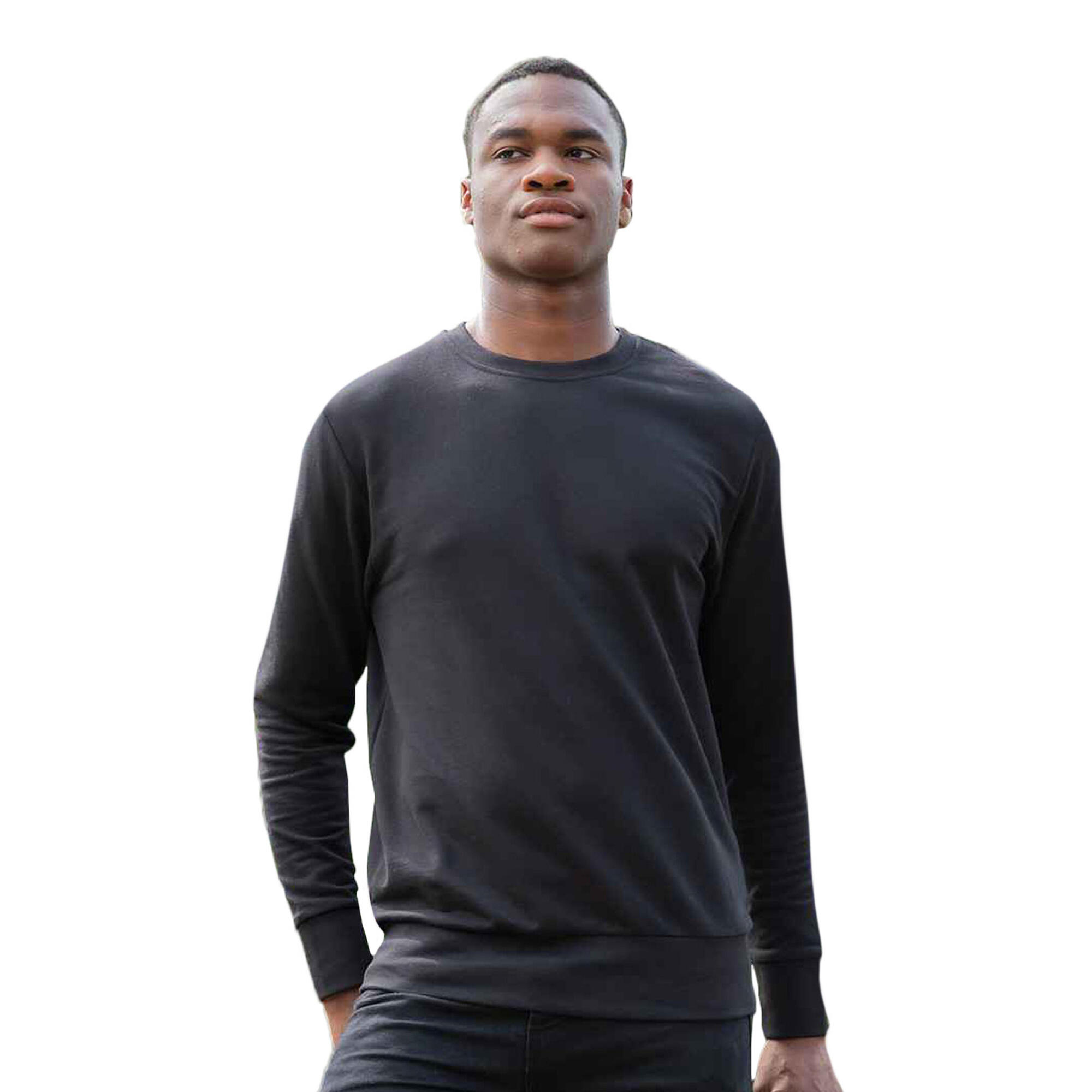 "Essential" Sweatshirt für HerrenDamen Unisex Damen und Herren Schwarz 3/3