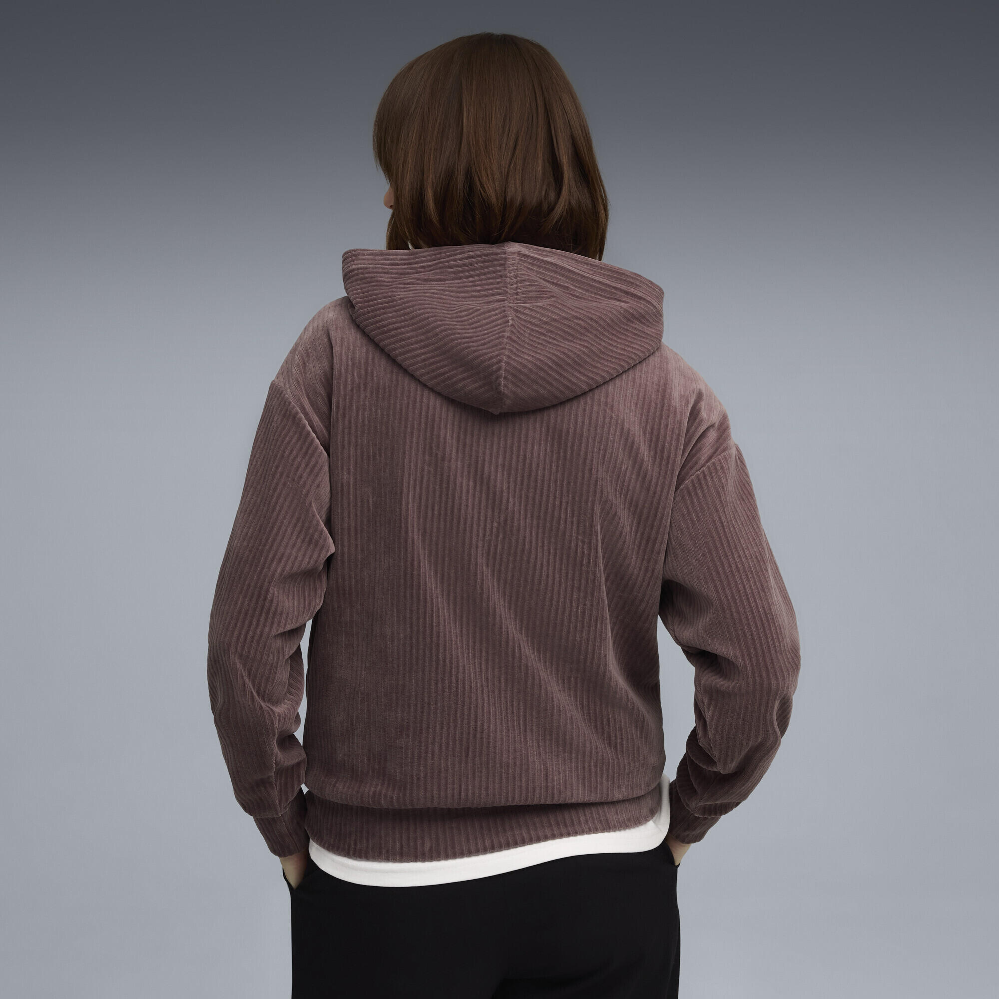 Hoodie confort en velours côtelé Essentials Elevated Femme PUMA 3/5