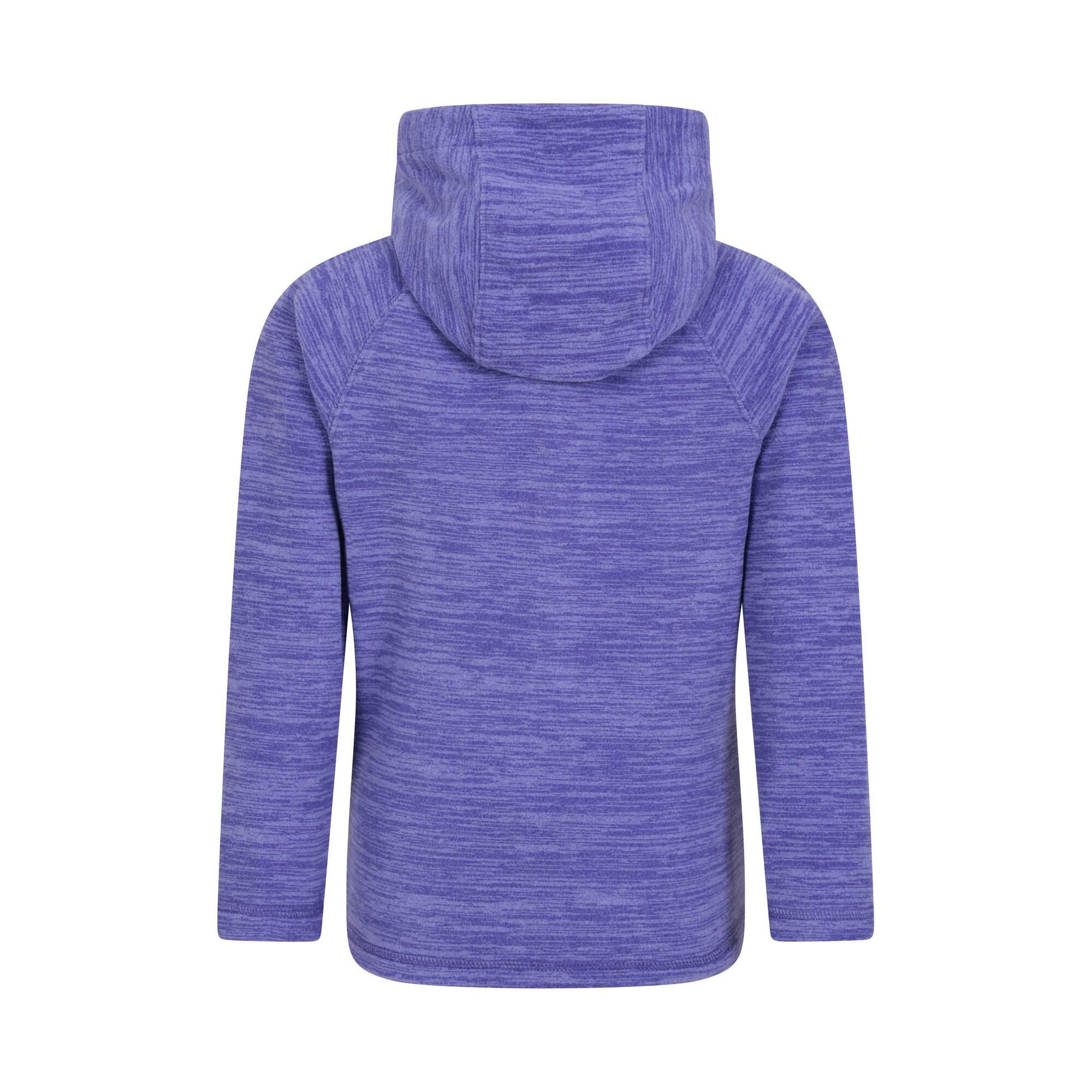 Childrens/Kids Snowdonia II Full Zip Hoodie (Purple) 2/4